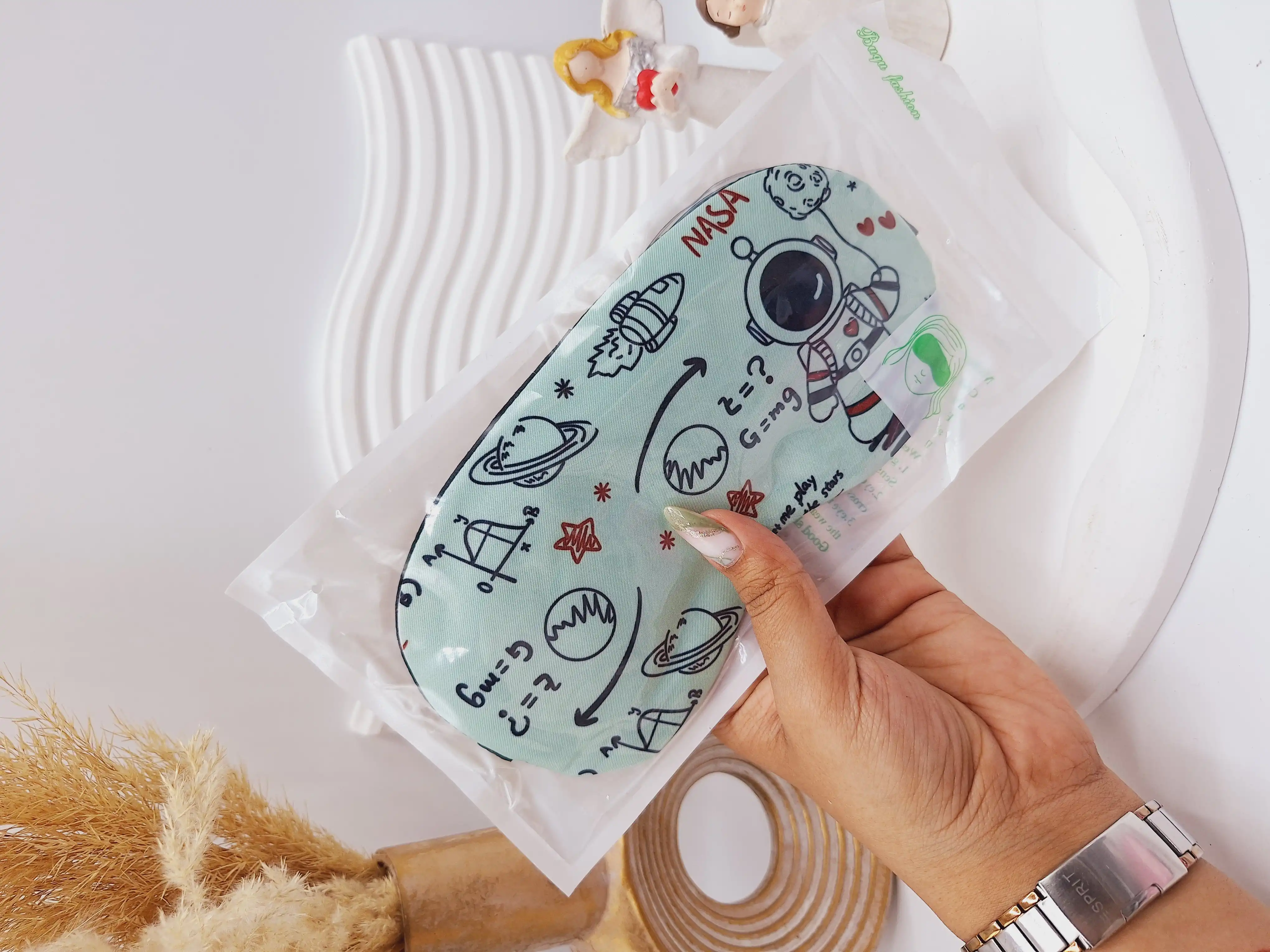 چشم بند کمپرس دار طرح فضانورد