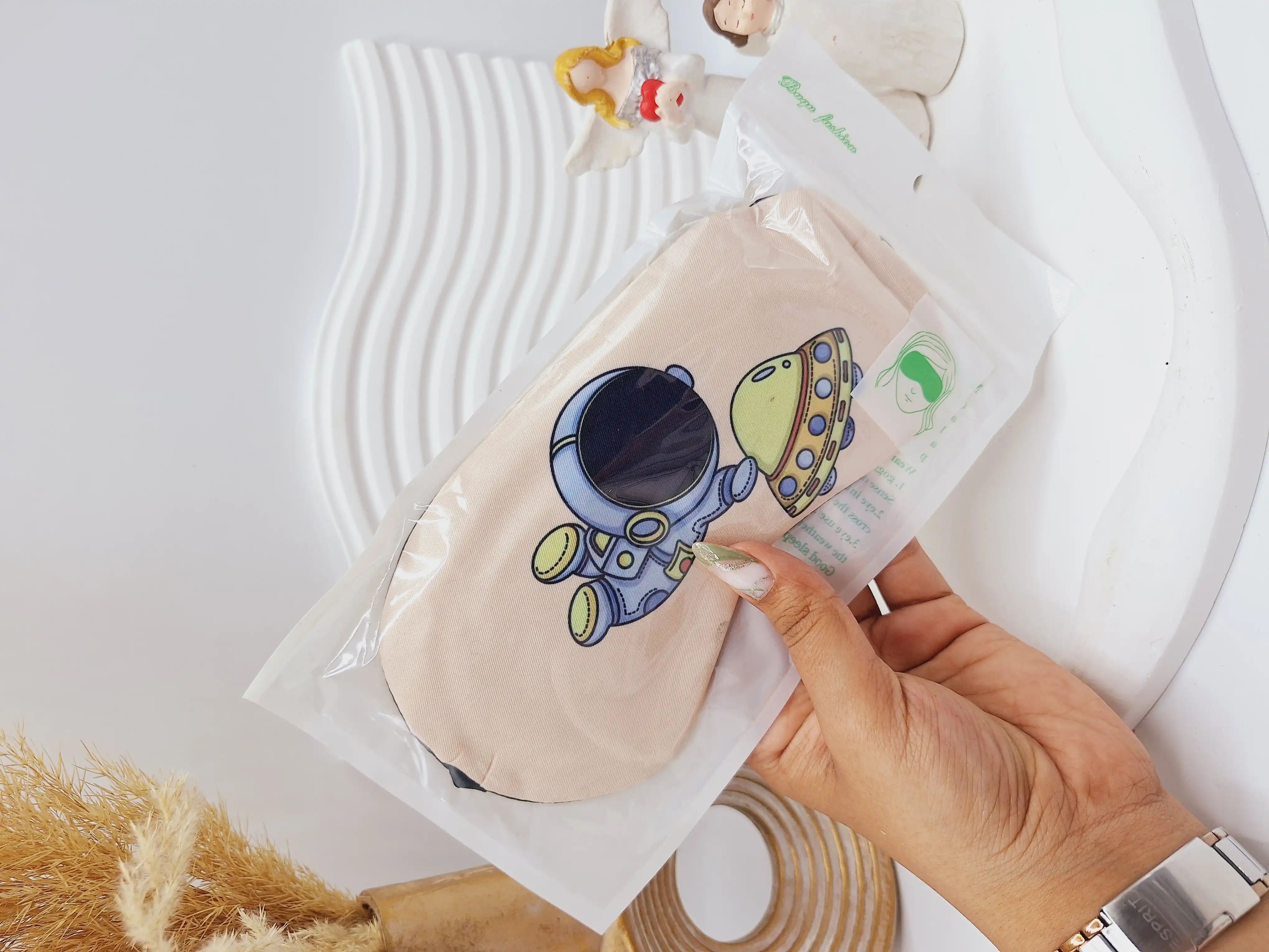 چشم بند کمپرس دار طرح فضانورد