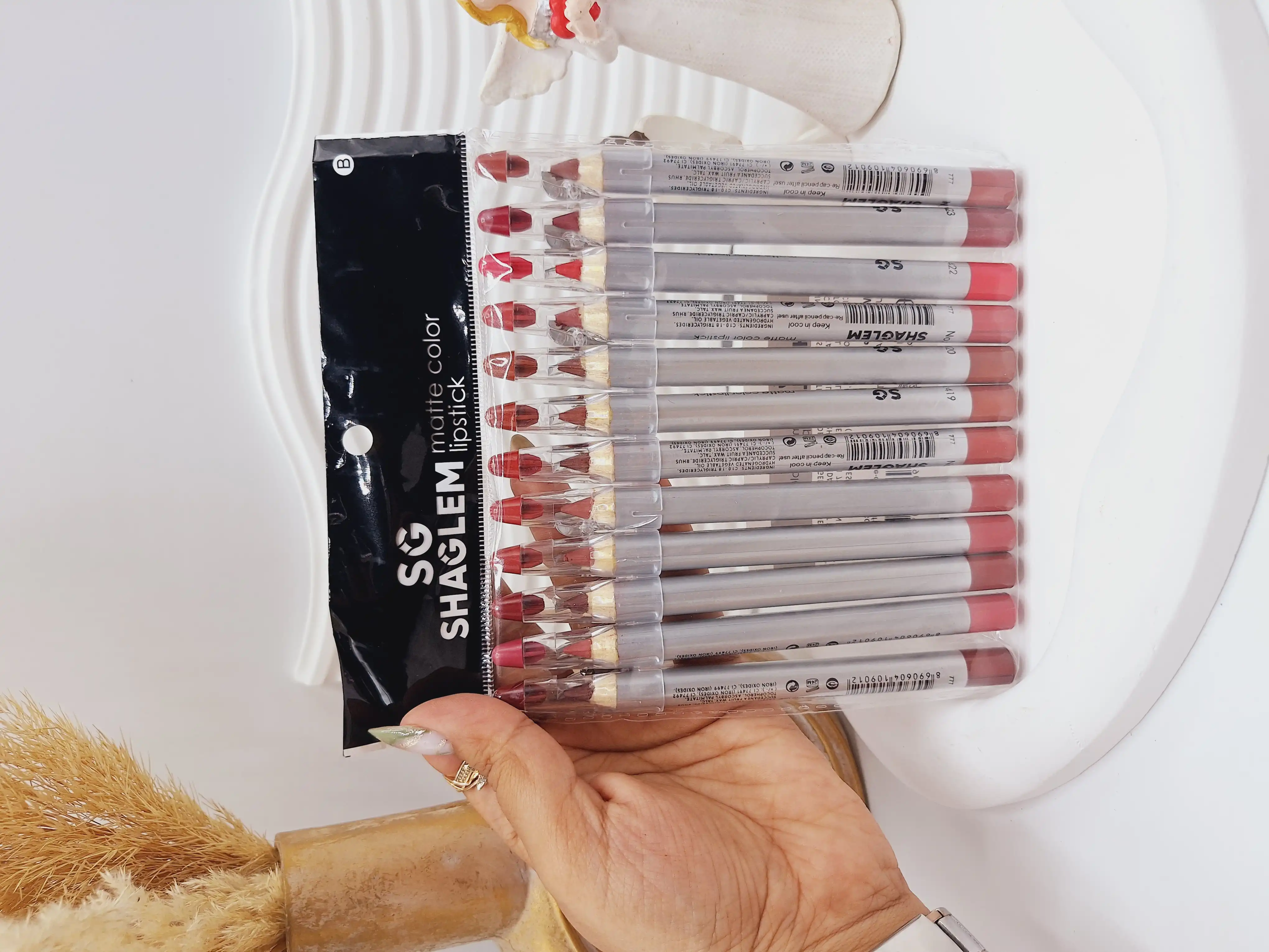 رژمدادی 12عددی (نقره ای) برند شیگلم کد9012