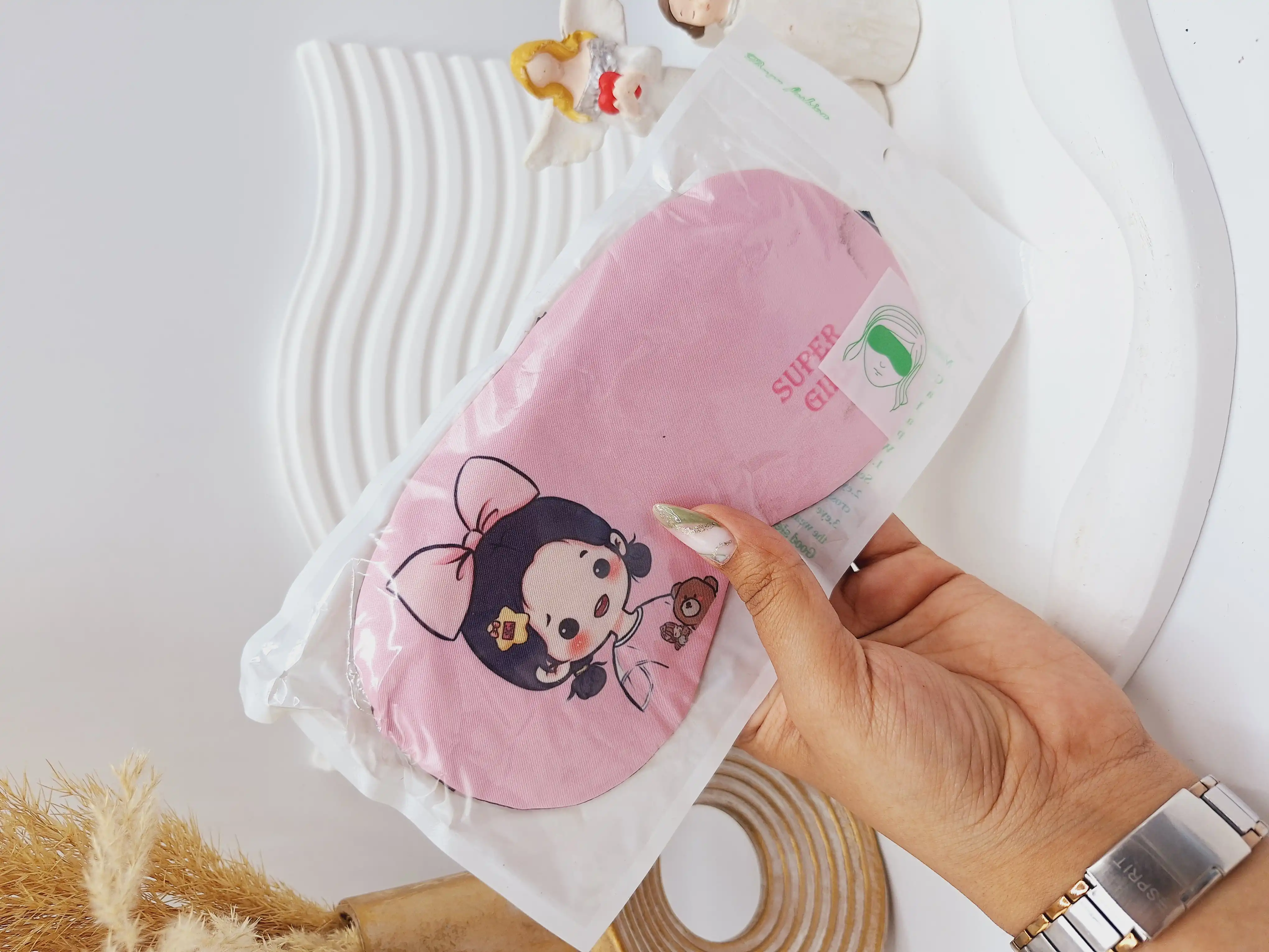 چشم بند کمپرس دار طرح دختر