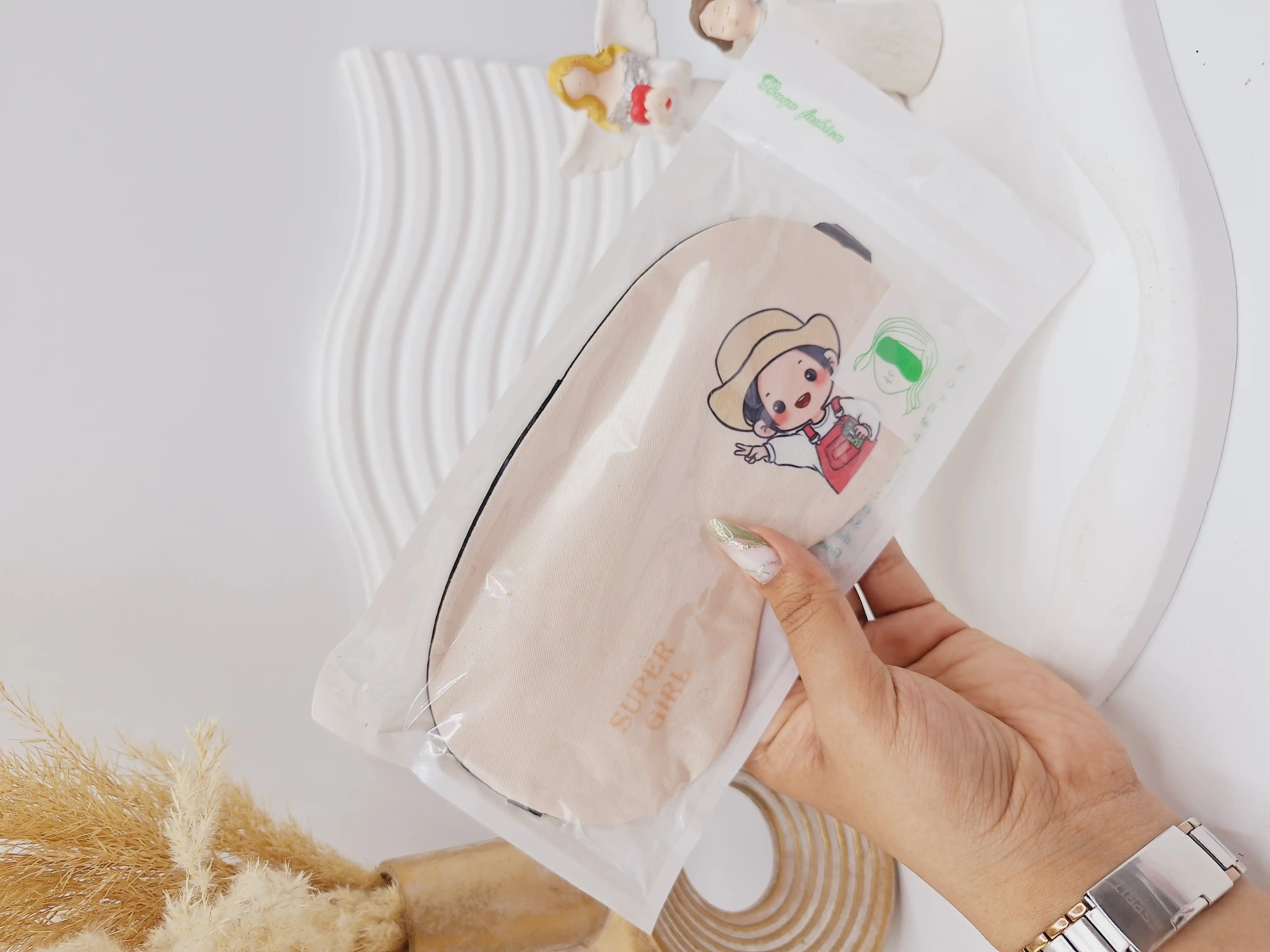 چشم بند کمپرس دار طرح دختر