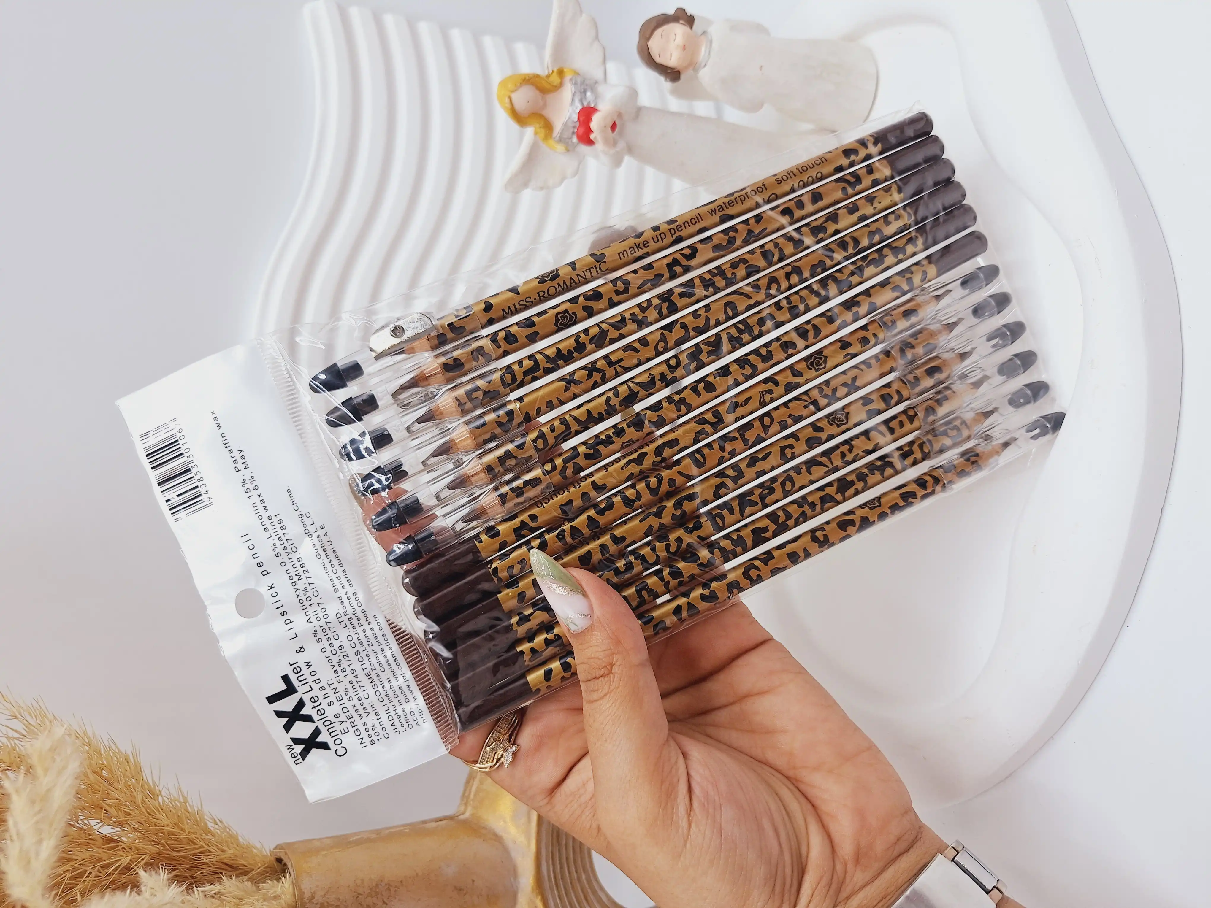 مداد چشم قهوه ای پلنگی تراش دار کد409