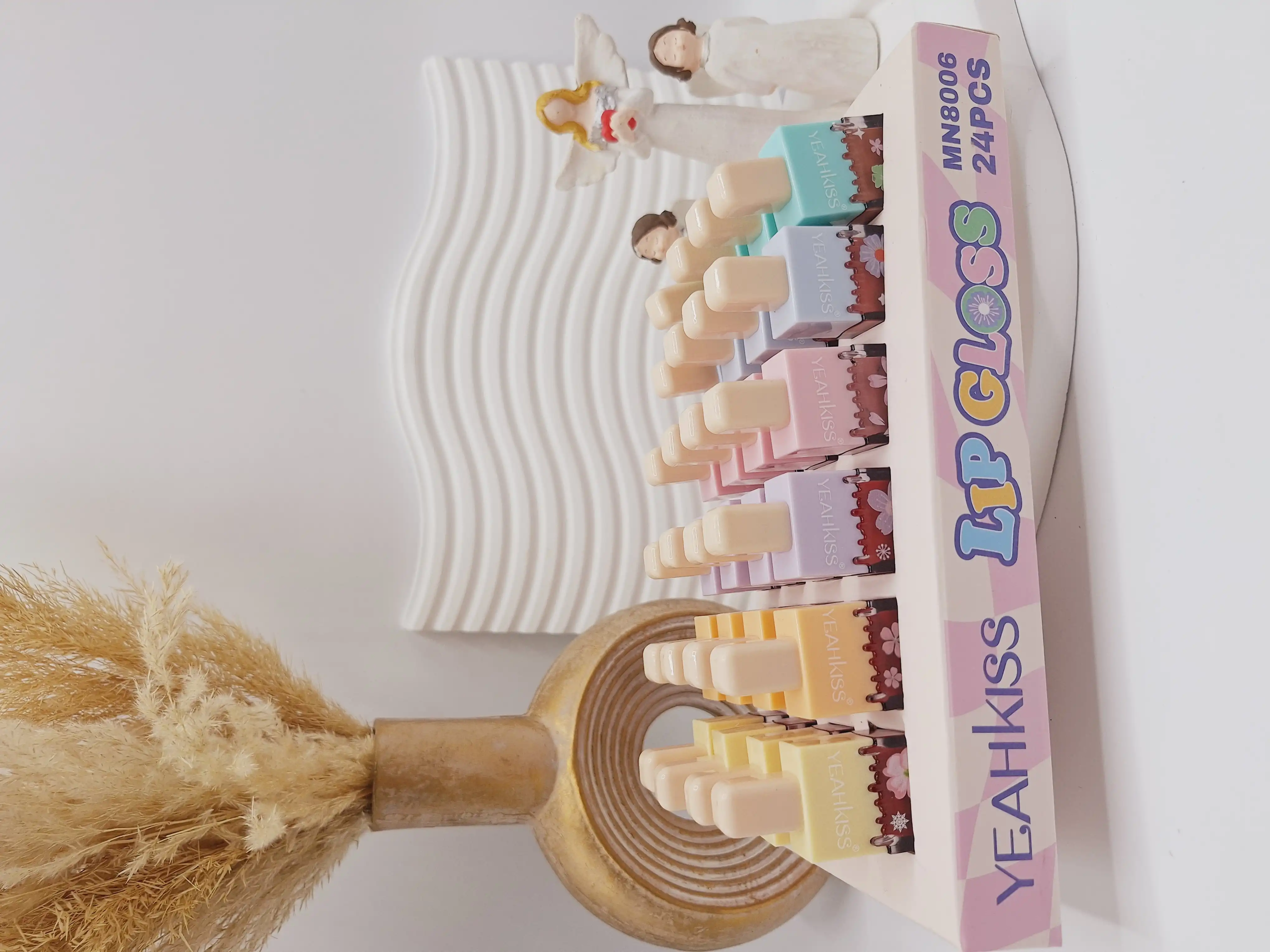 پک رژ مایع 6تایی طرح بستنی برند YEAHKiSS کد 8006