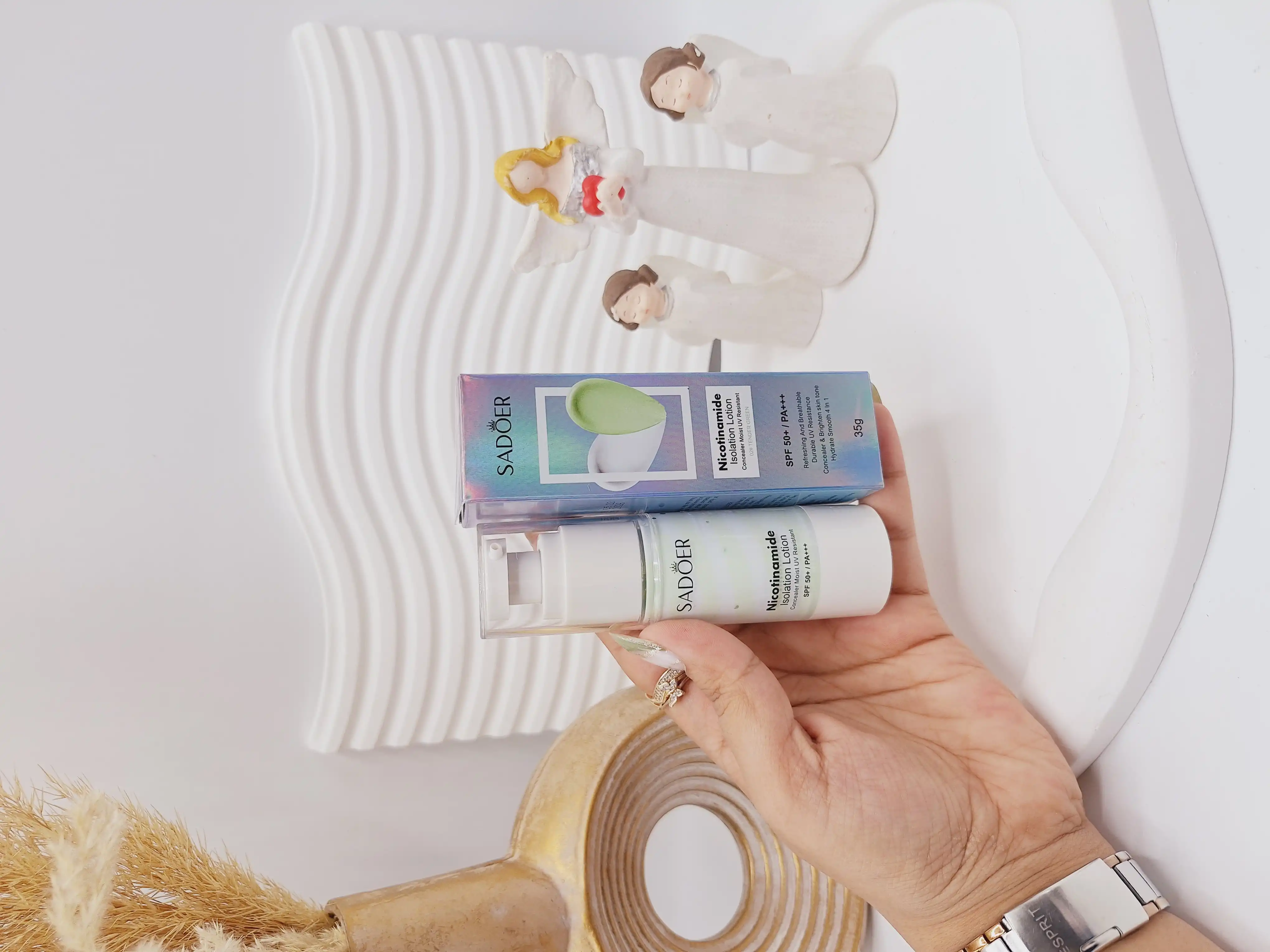 پرایمر و ضد آفتاب دو رنگ نیکوتینامید سادور کد 51148