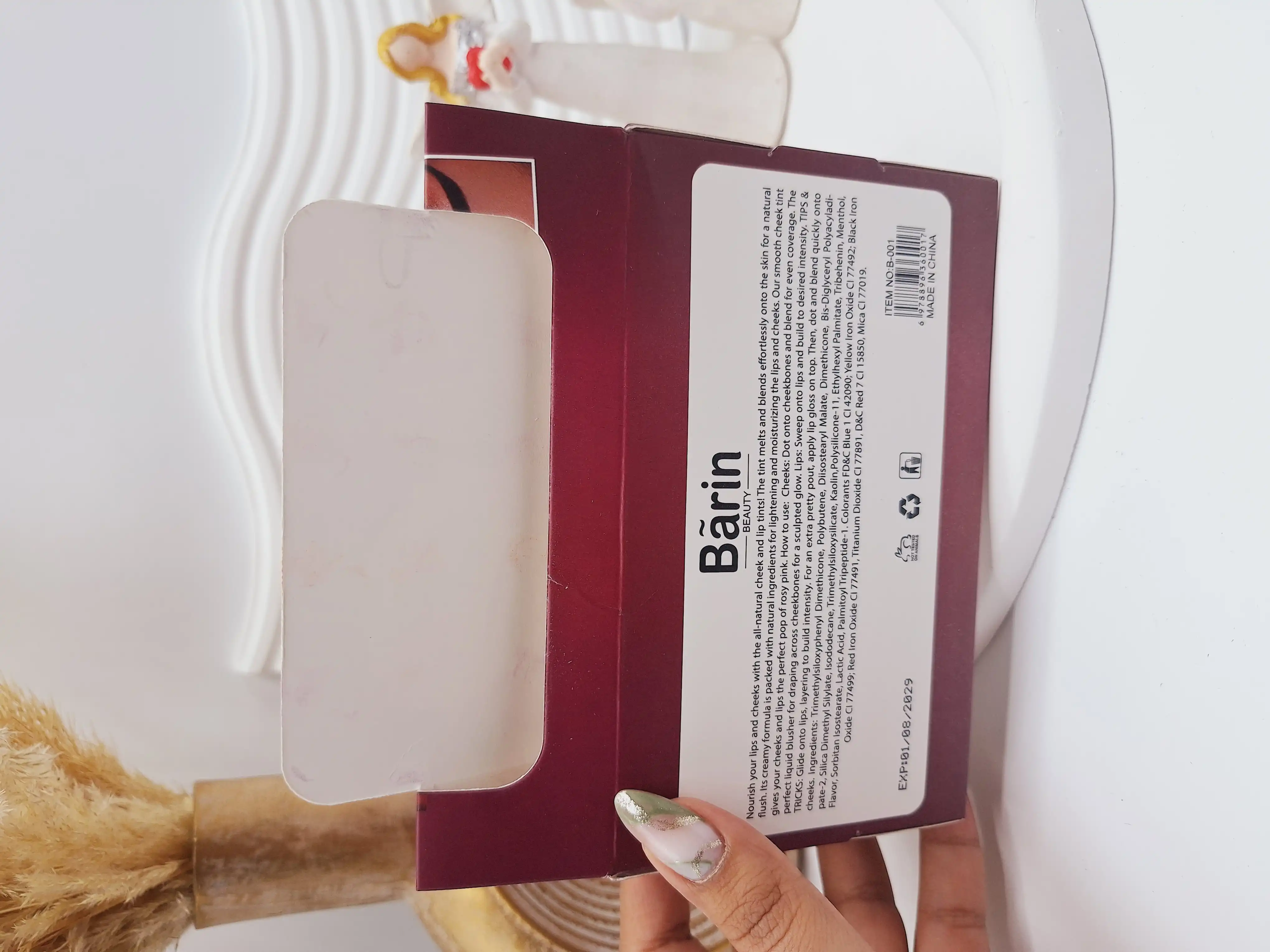 تینت لب شامپاینی برند Bärin کد B-001