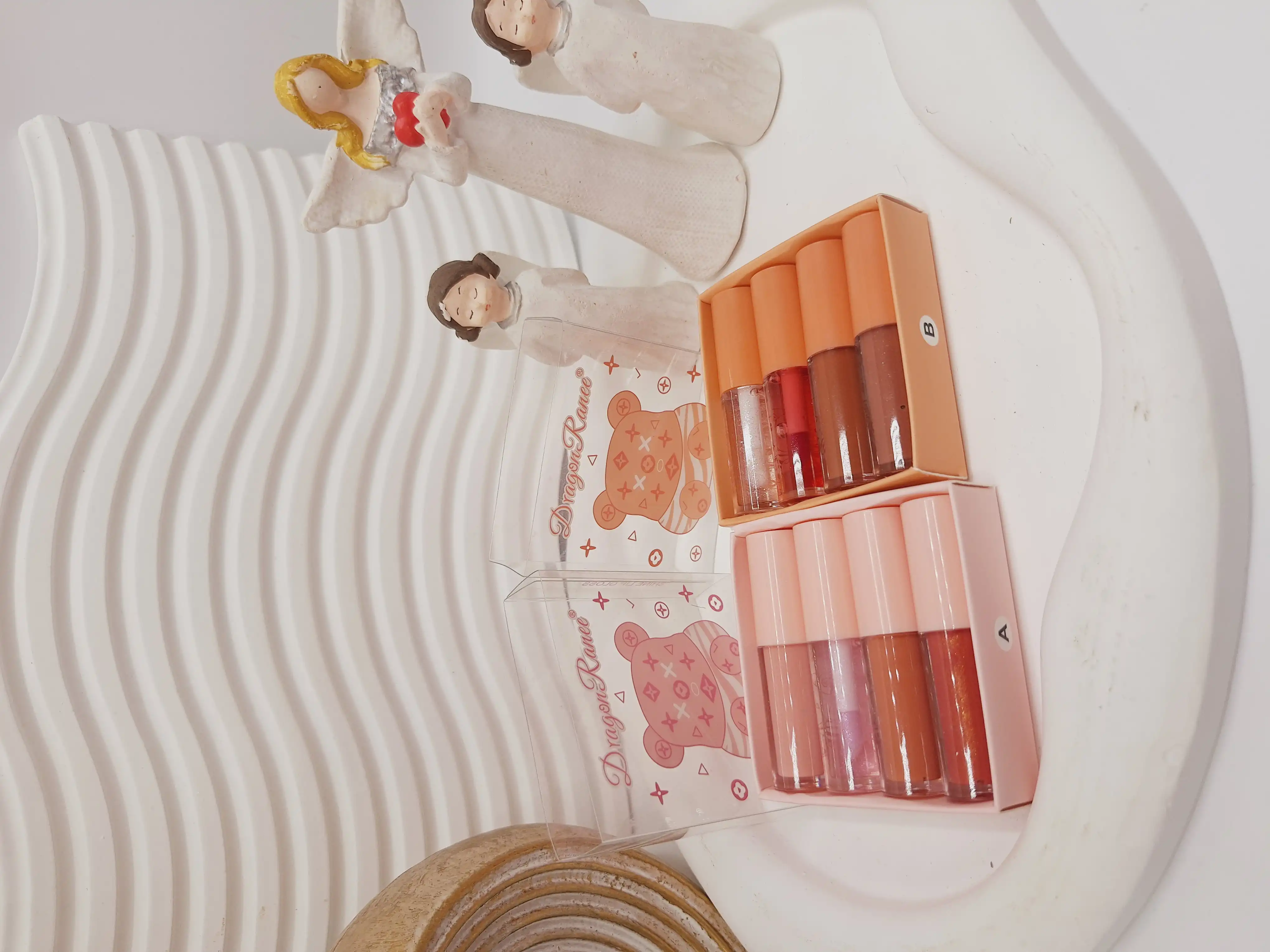 پک لیپ گلاس شاین 4تایی برند Dragon Ranee کد 0026