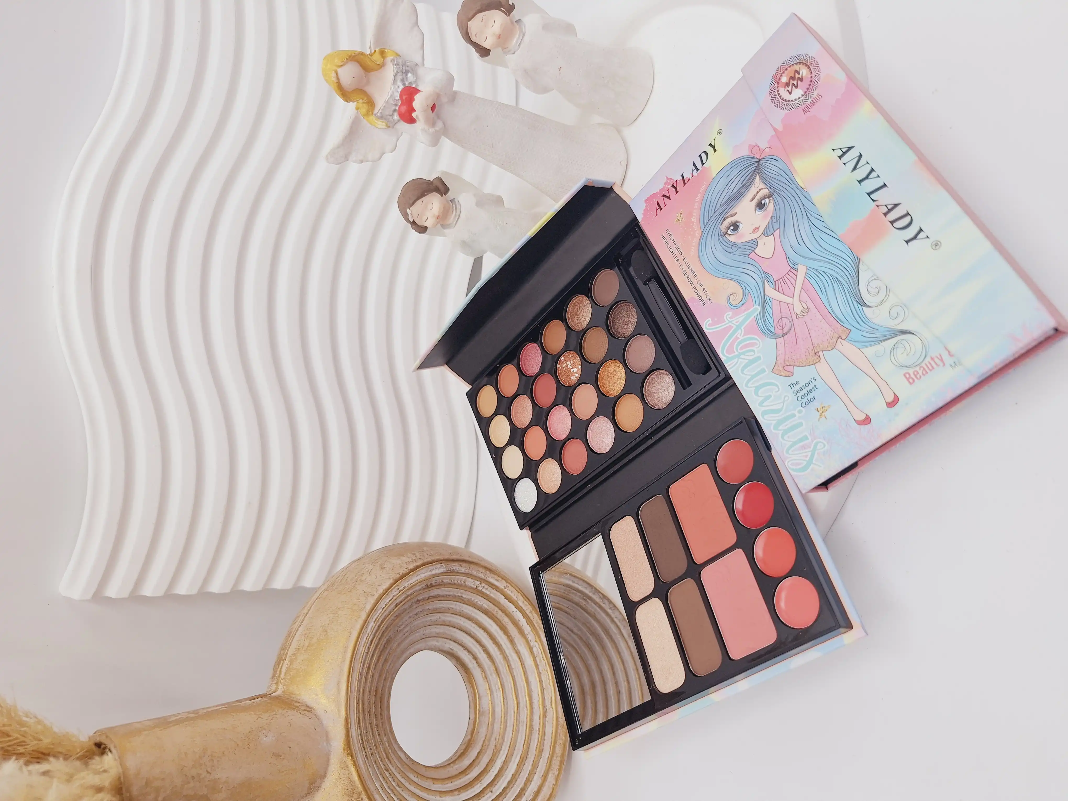 پالت سایه آنالیدی طرح دختر مو بلند کد 8609F