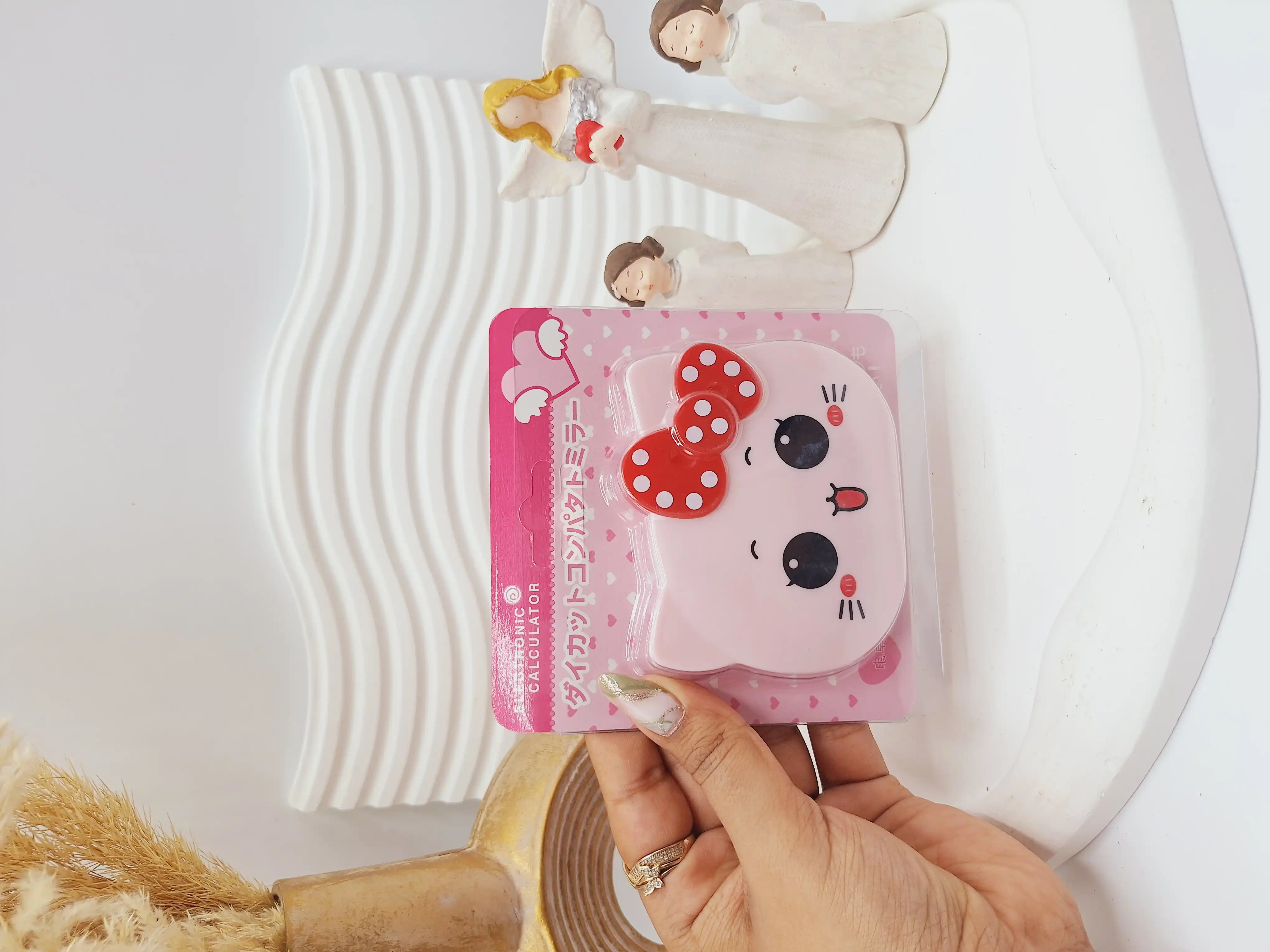 ماشین حساب آینه دار طرح کیتی کد1156