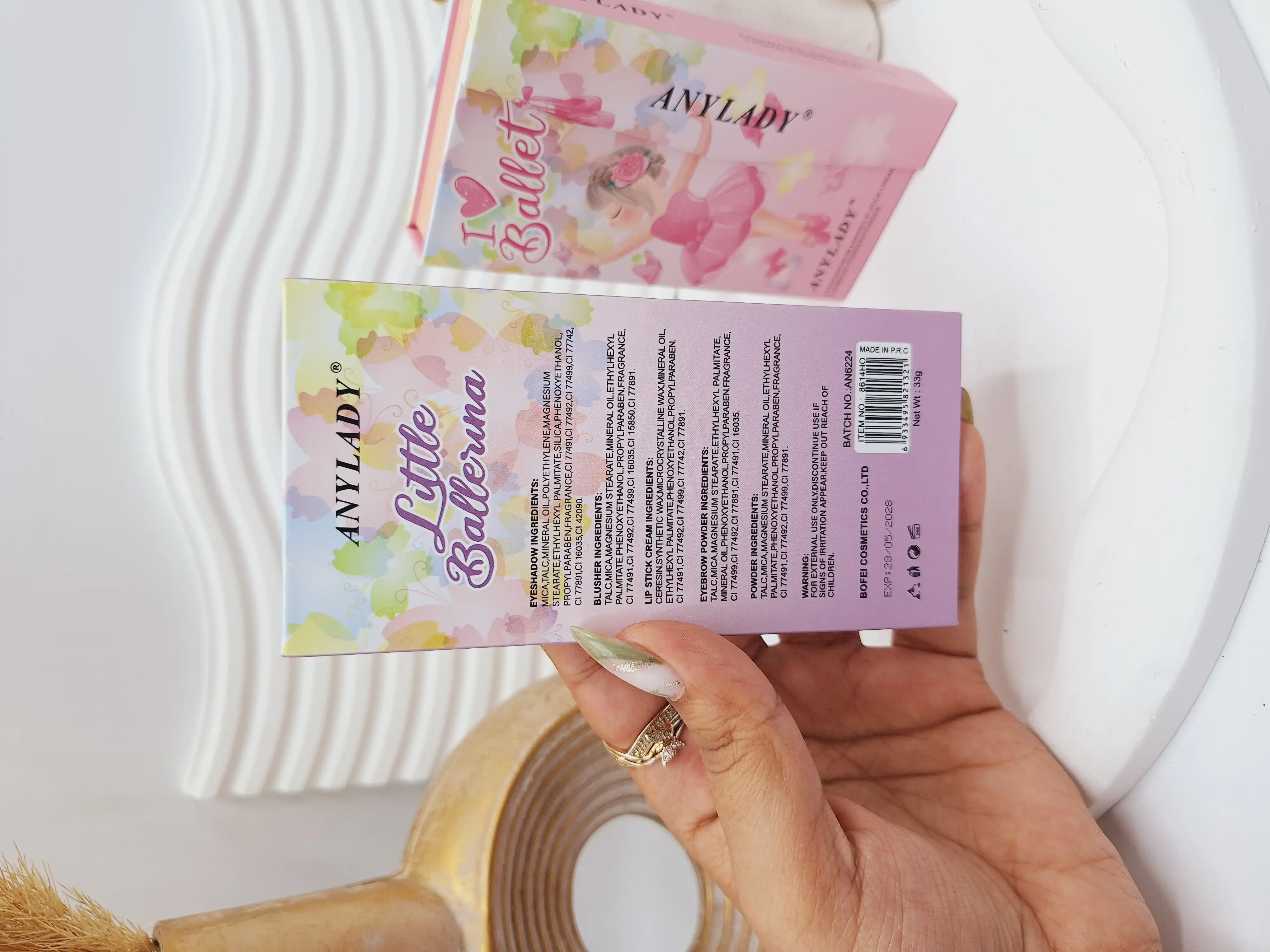 پالت سایه آنالیدی طرح دختر بالرین کد 8614HO