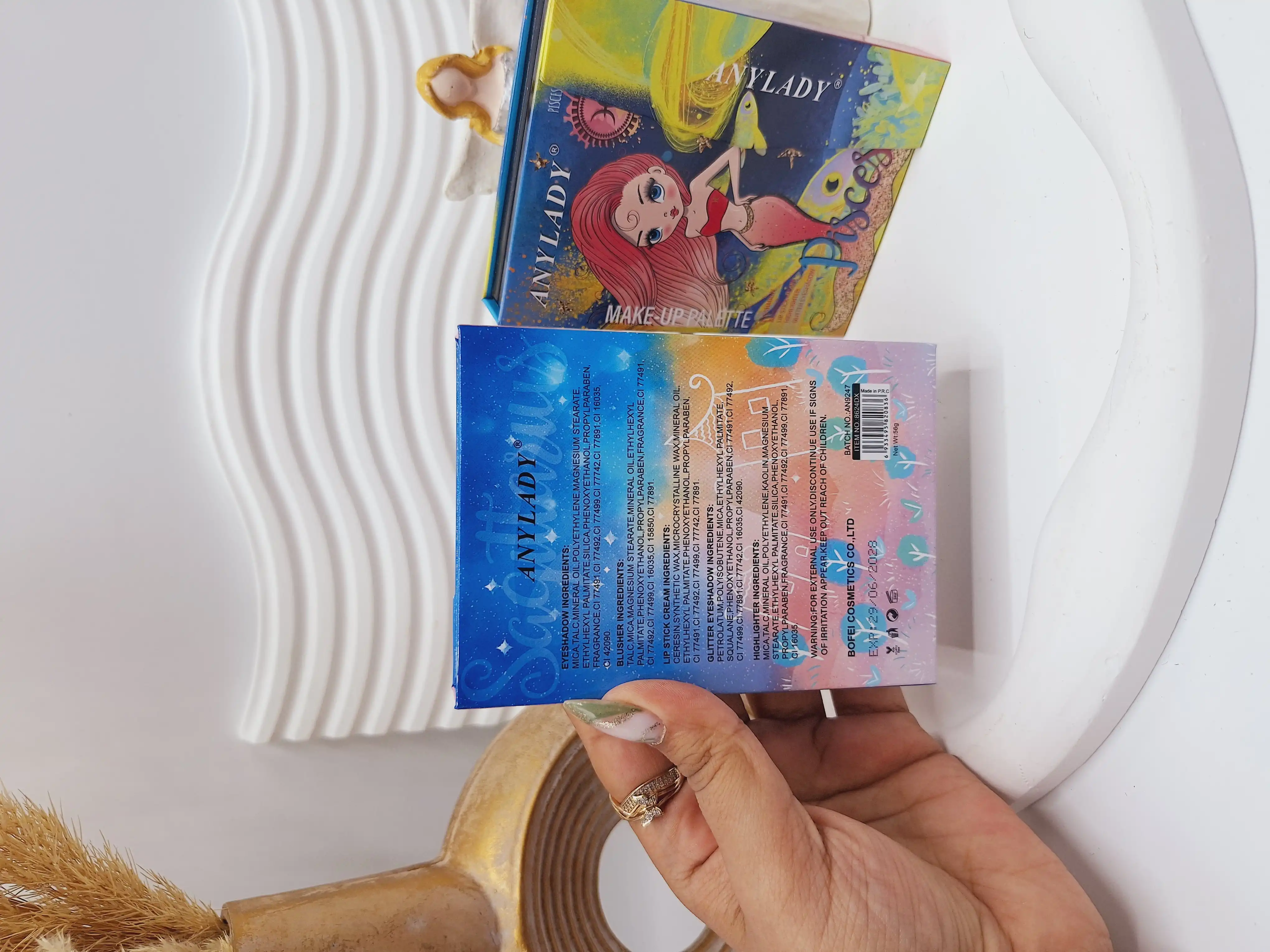 پالت سایه آنالیدی طرح پری دریایی کد 8624DX