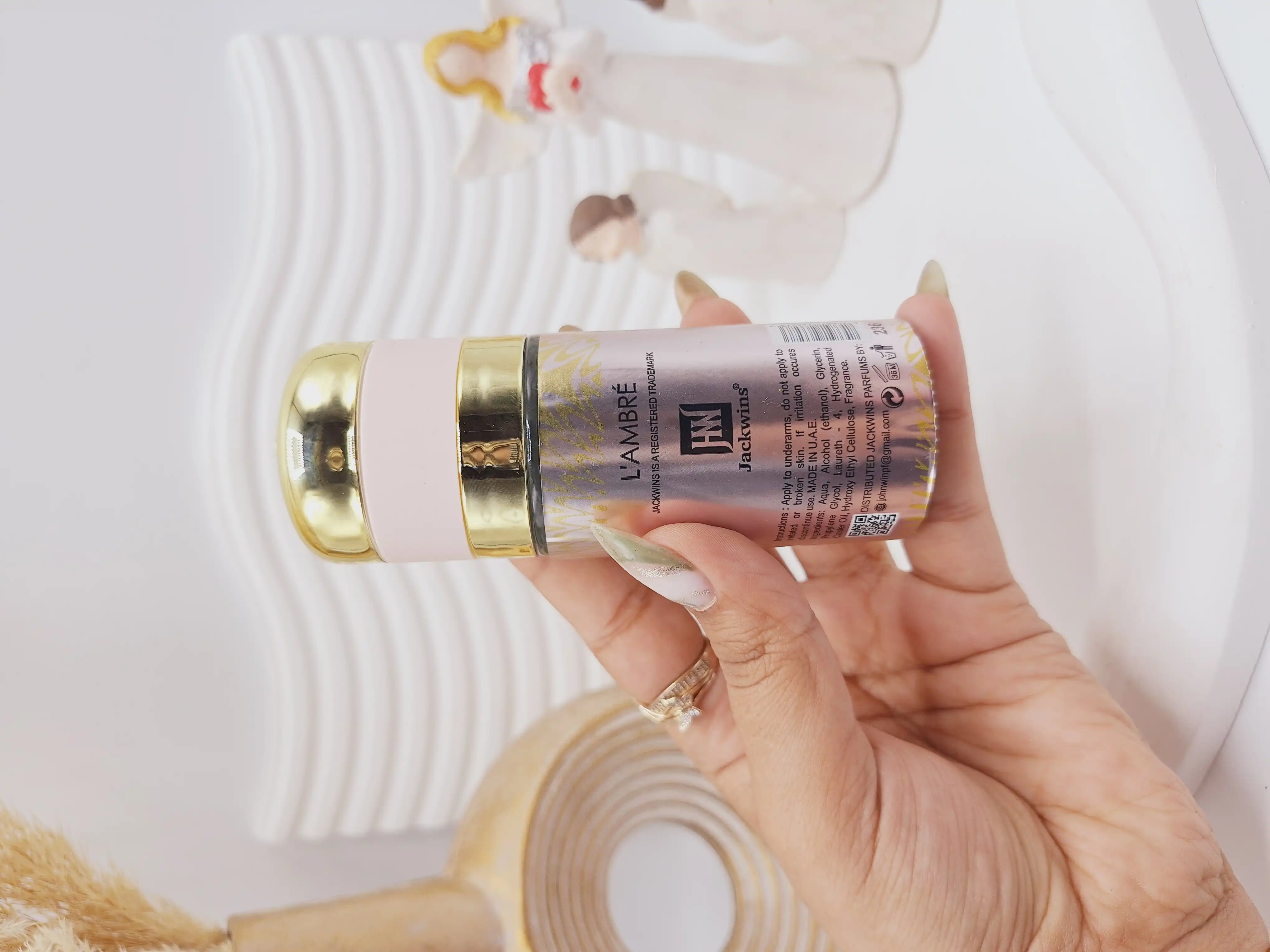 مام رولی 24 ساعته 50ml برند L’AMBRE کد 6273