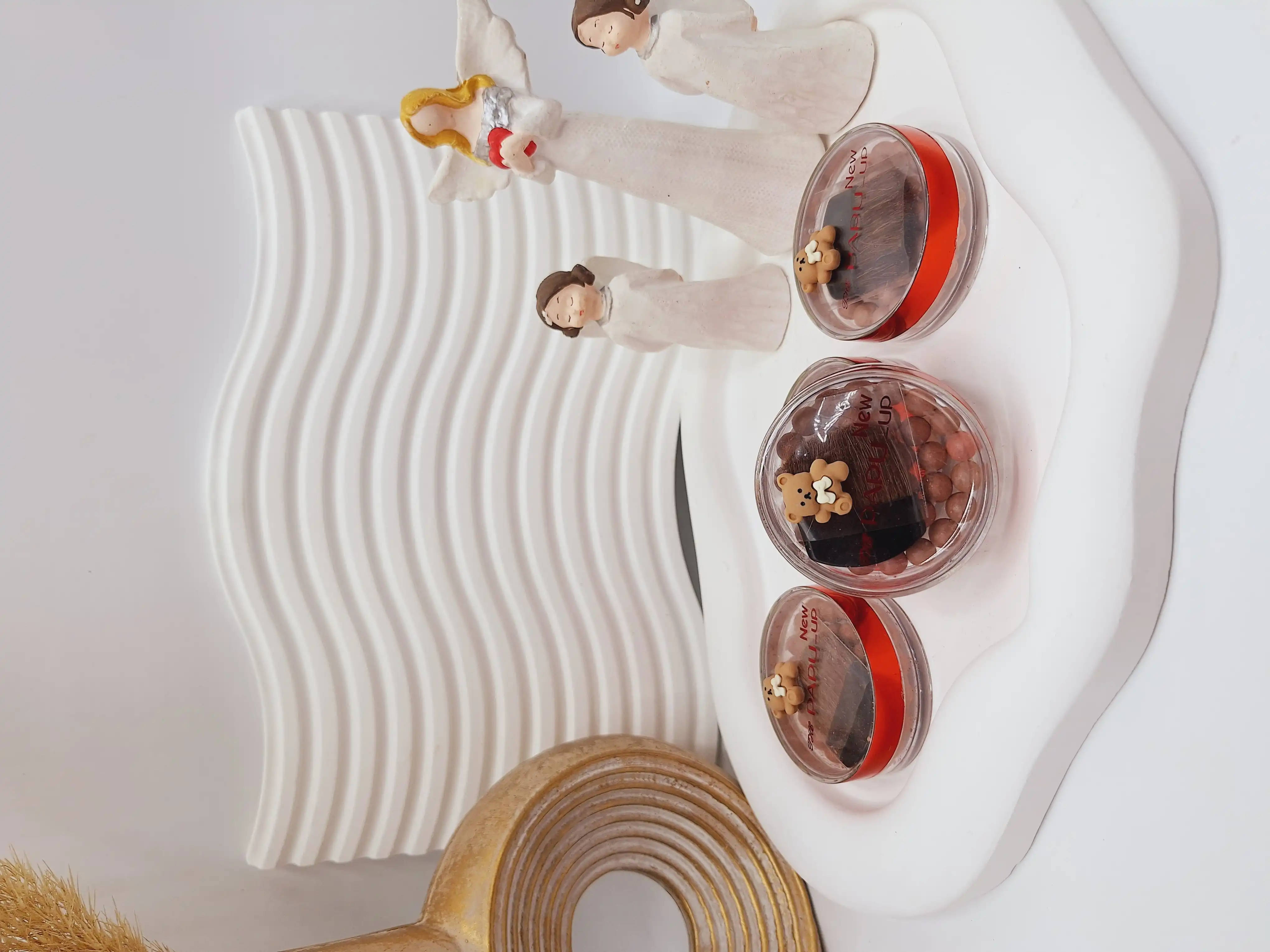 رژ گونه توپ توپی ترند طرح خرسی کد 0253