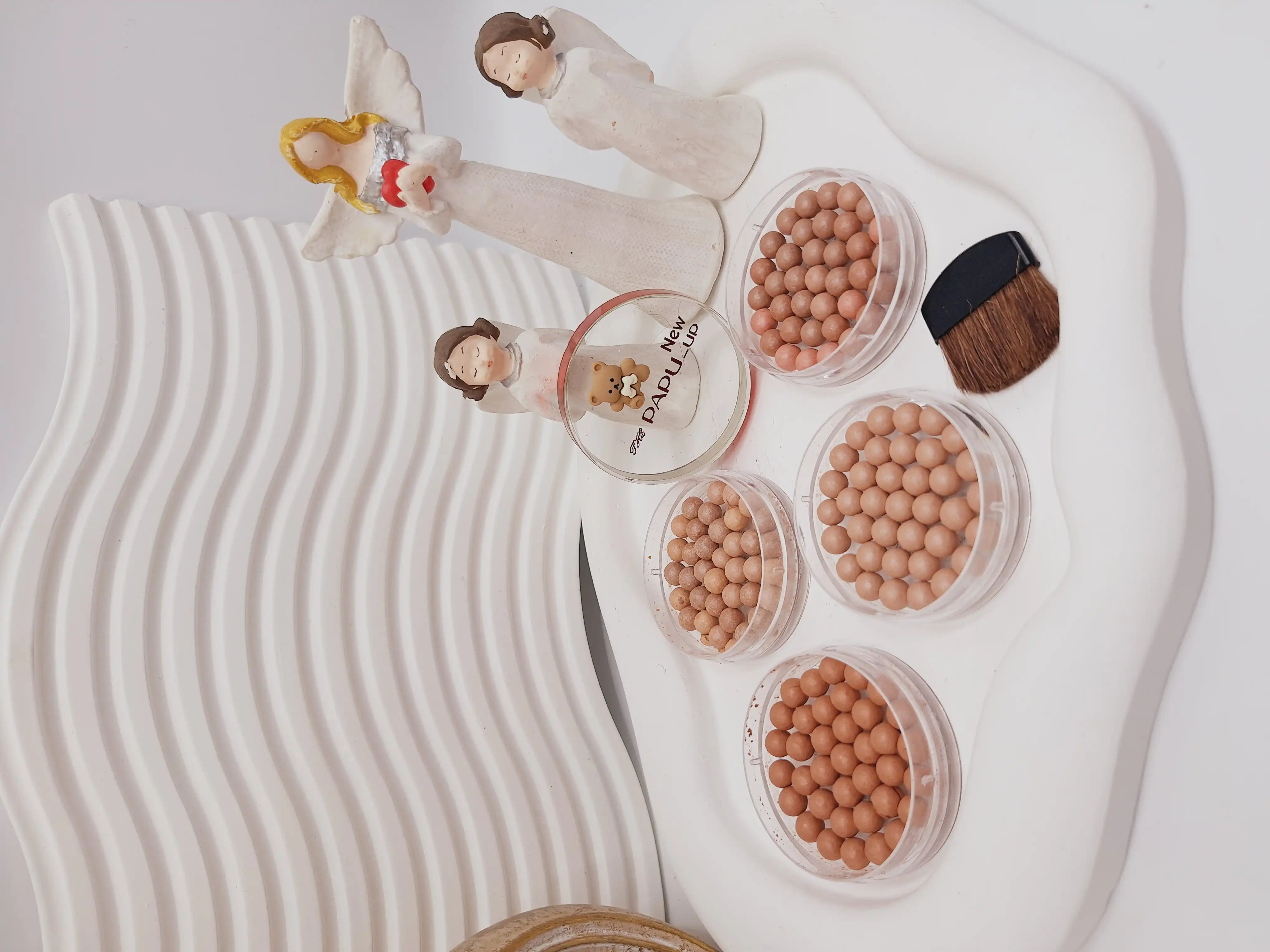 رژ گونه توپ توپی ترند طرح خرسی کد 0253