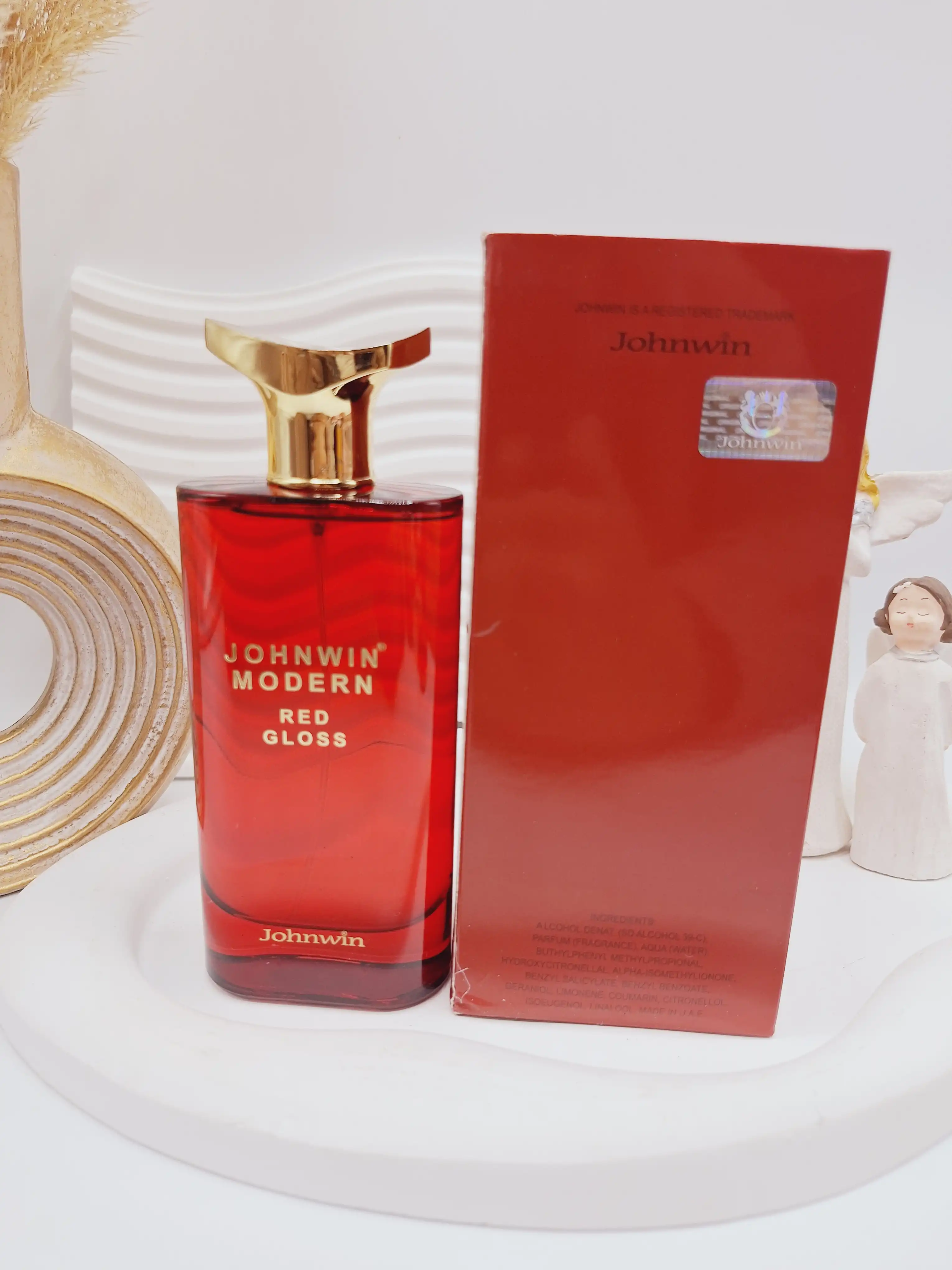 ادکلن ۱۰۰ میل شرکتی ماندگاری 8 ساعته مدل JOHNWIN MODERN RED GLOSS کد 1127