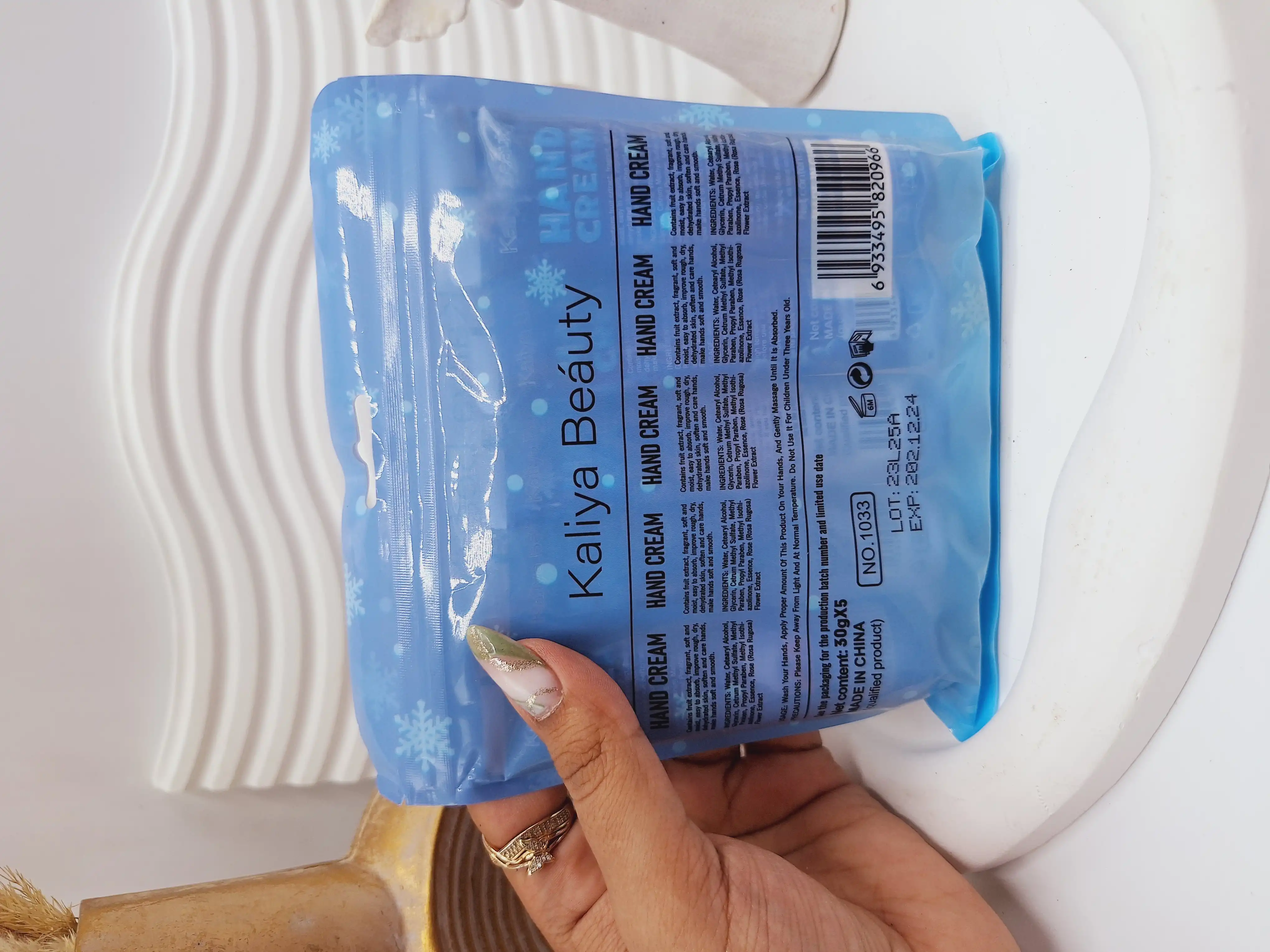 پک کرم دست 5 تایی طرح السا عروسکی کد 1033