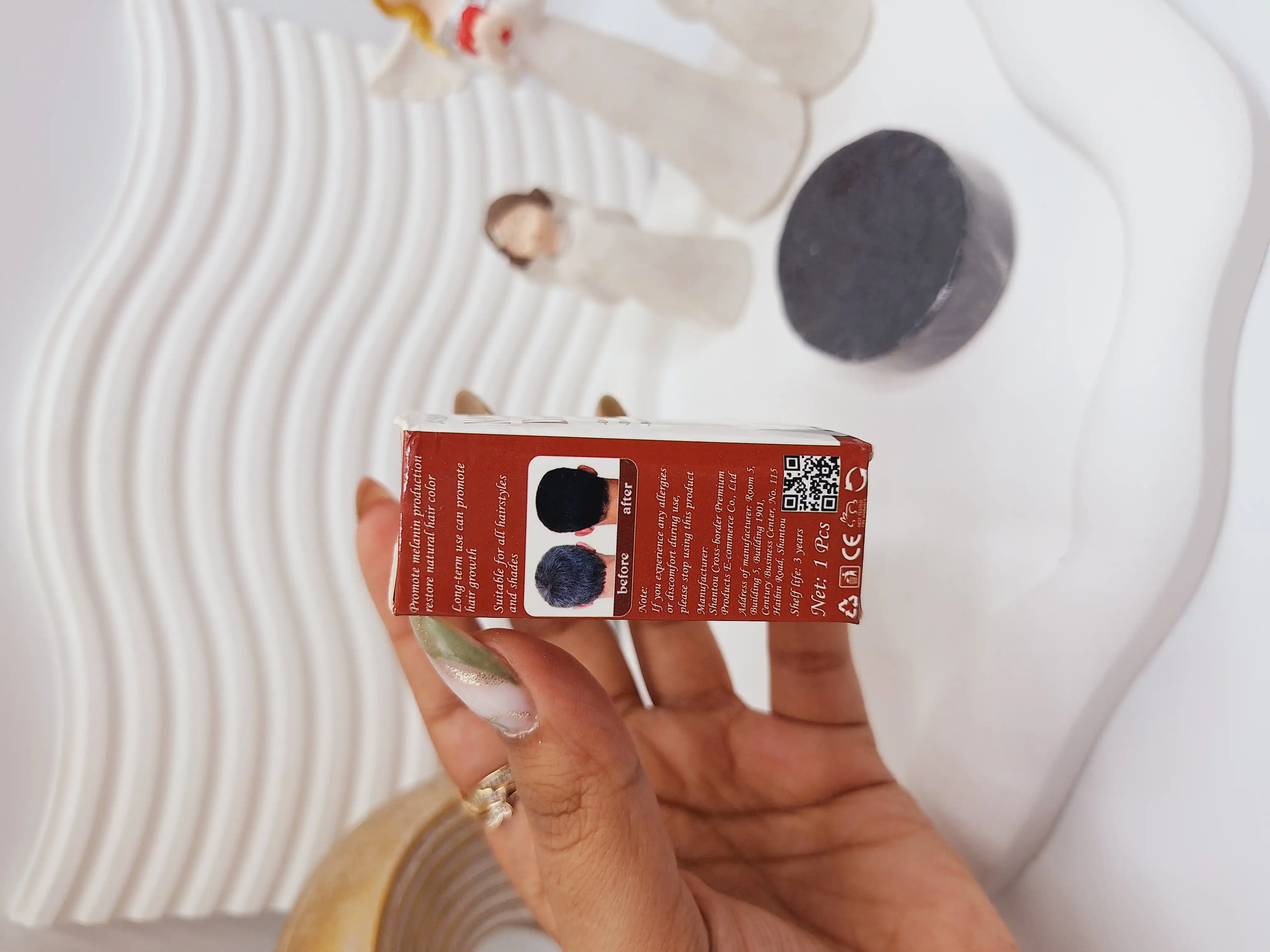 صابون گیاهی شامپویی جادویی رفع سفیدی مو دائمی جینسینگ