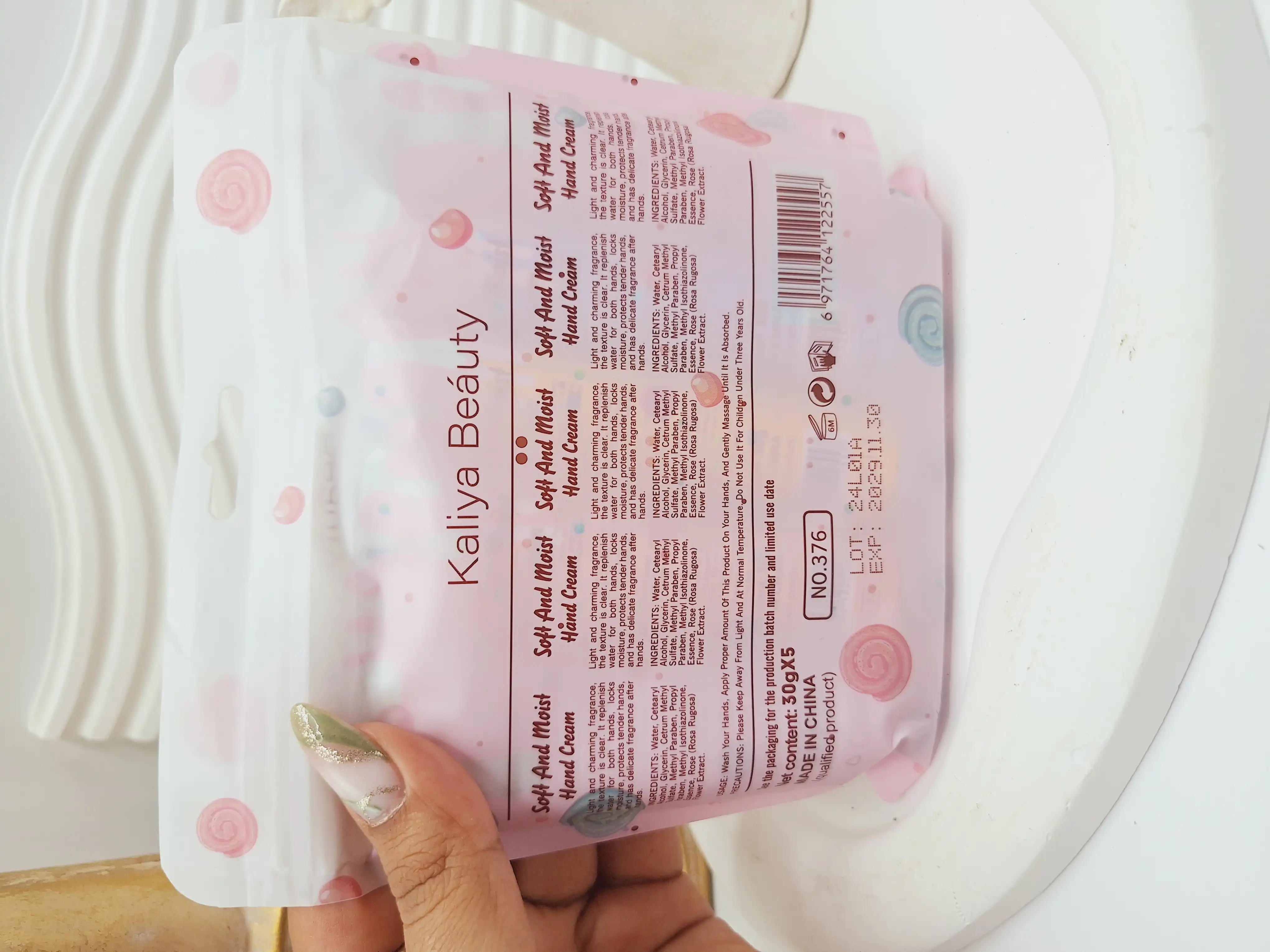 پک کرم دست 5 تایی طرح کیتی عروسکی کد 376