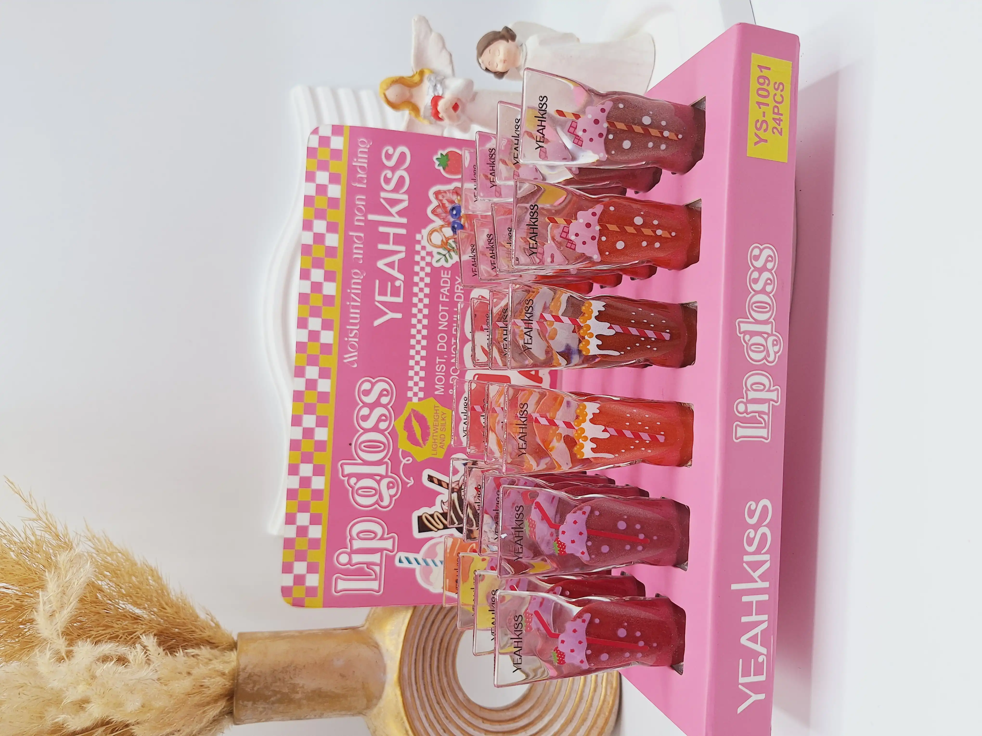 رژ مایع شاین شیشه ای طرح آیس پکی کد 1091