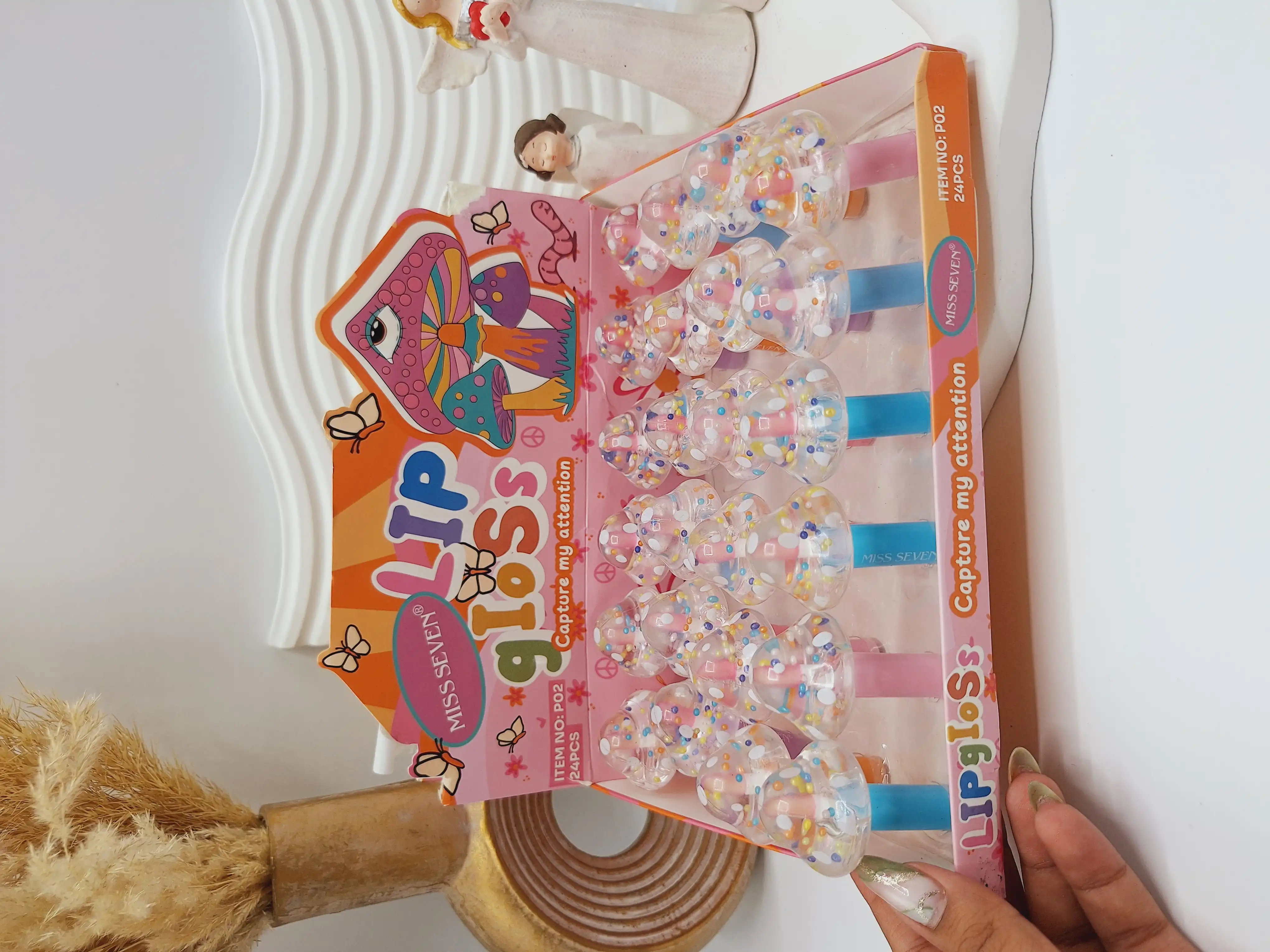 لیپ گلاس اسمارتیزی طرح قارچی کد P02