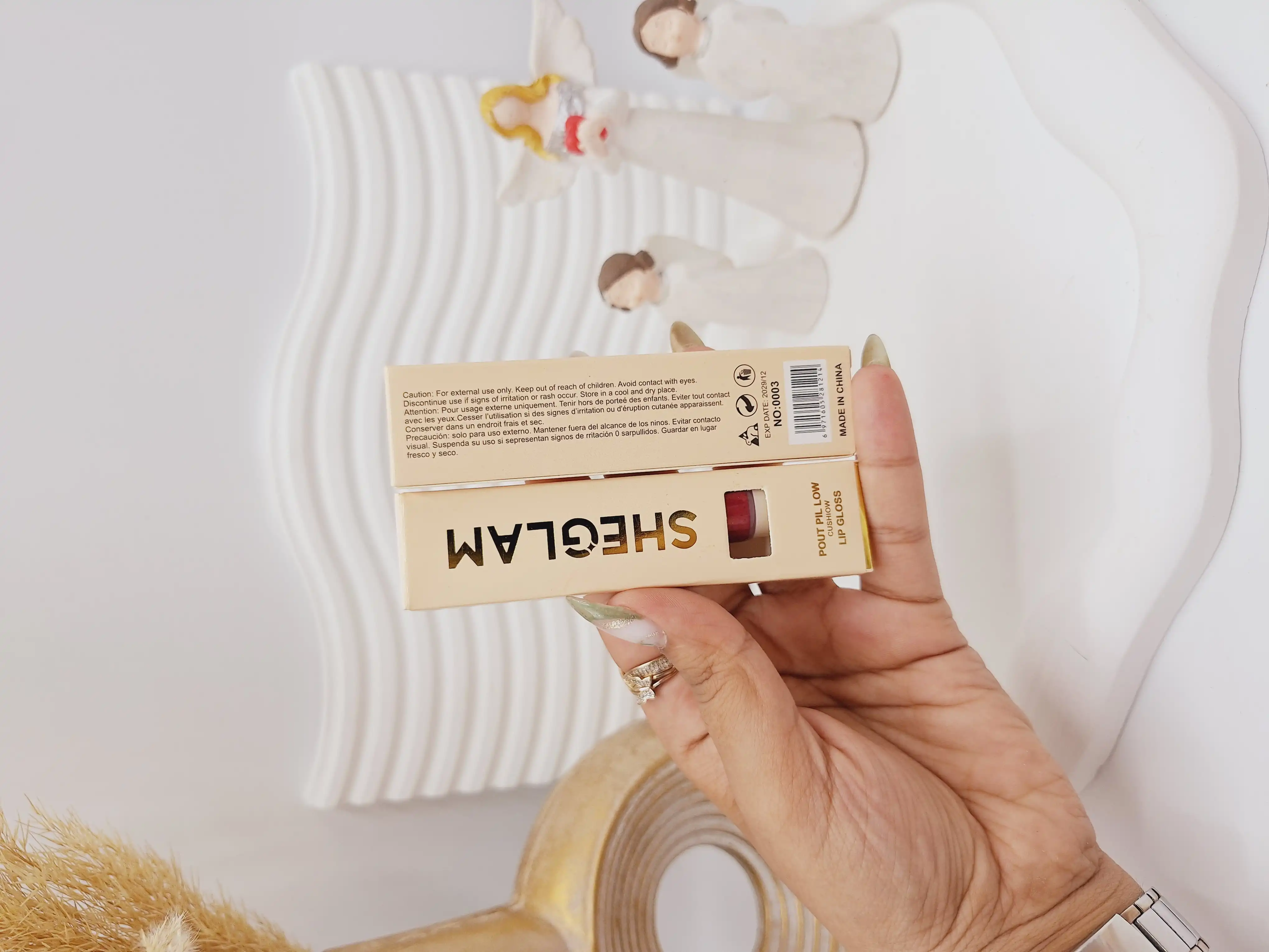 لیپ گلاس خوش رنگ و ترند برند شیگلم کد 0003