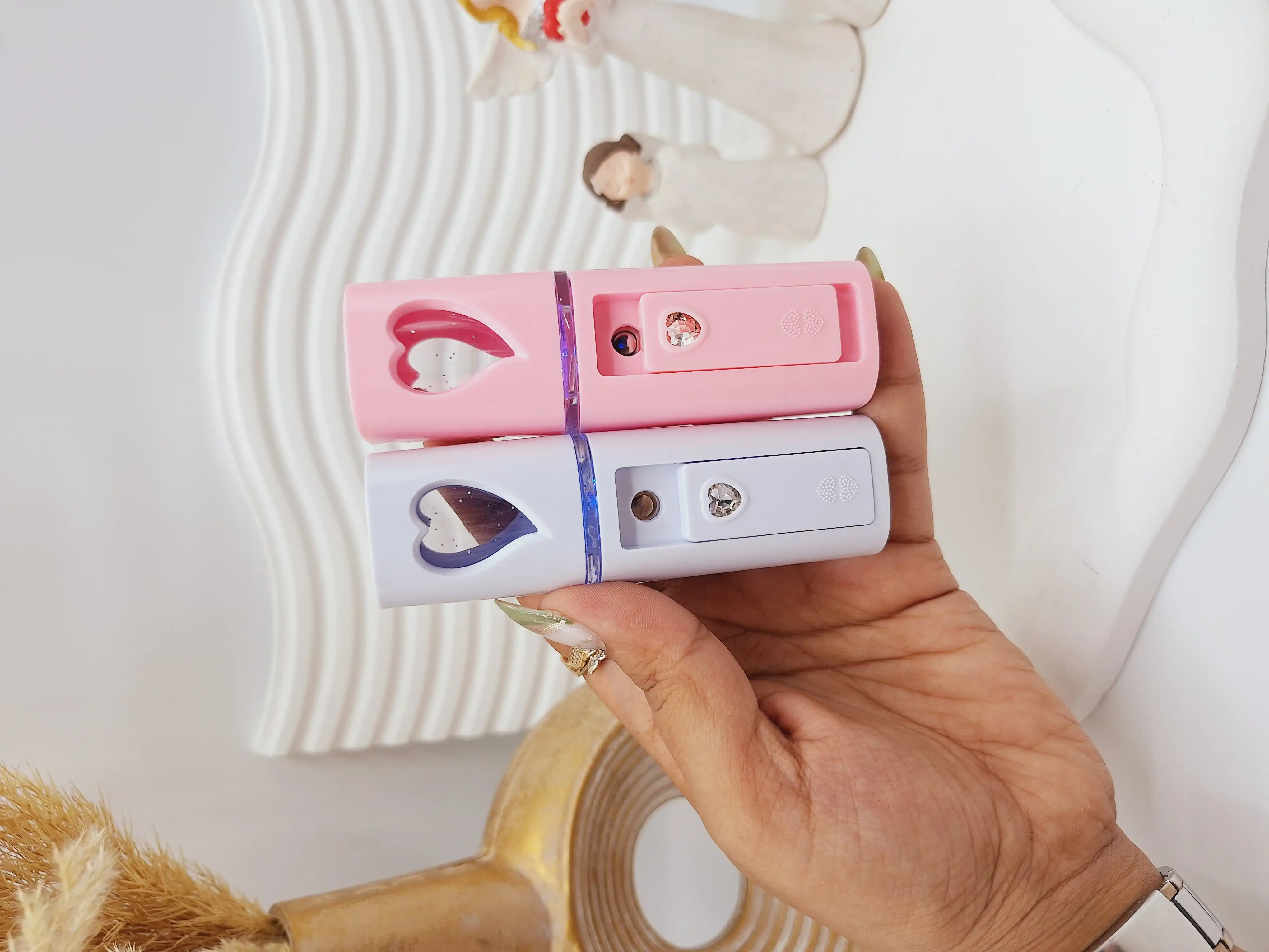 دستگاه بخور سرد طرح قلب نگین دار (مدل جدید)