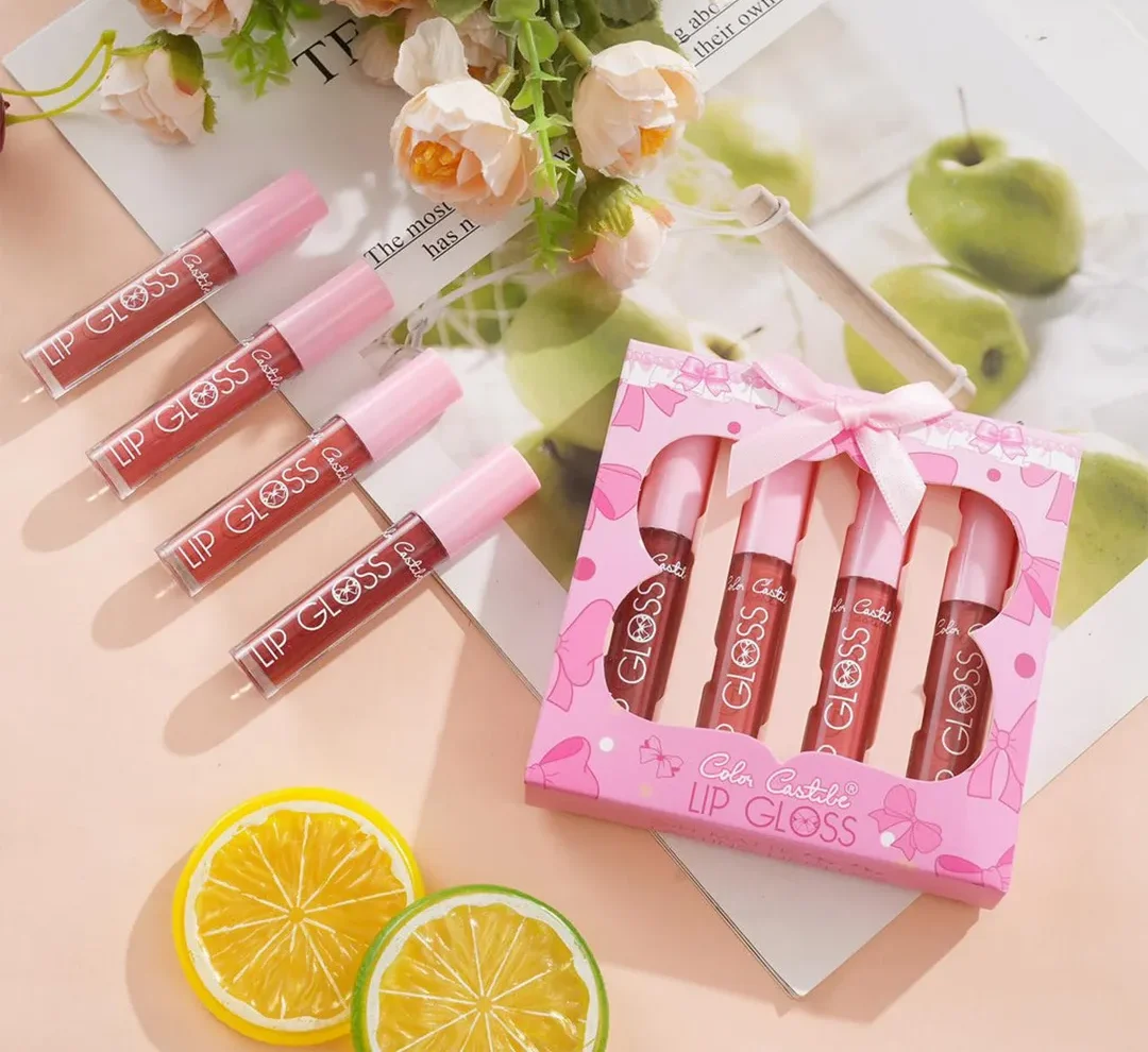 پک 4 عددی رژ لب مایع پاپیون کالر کستل کد 4210