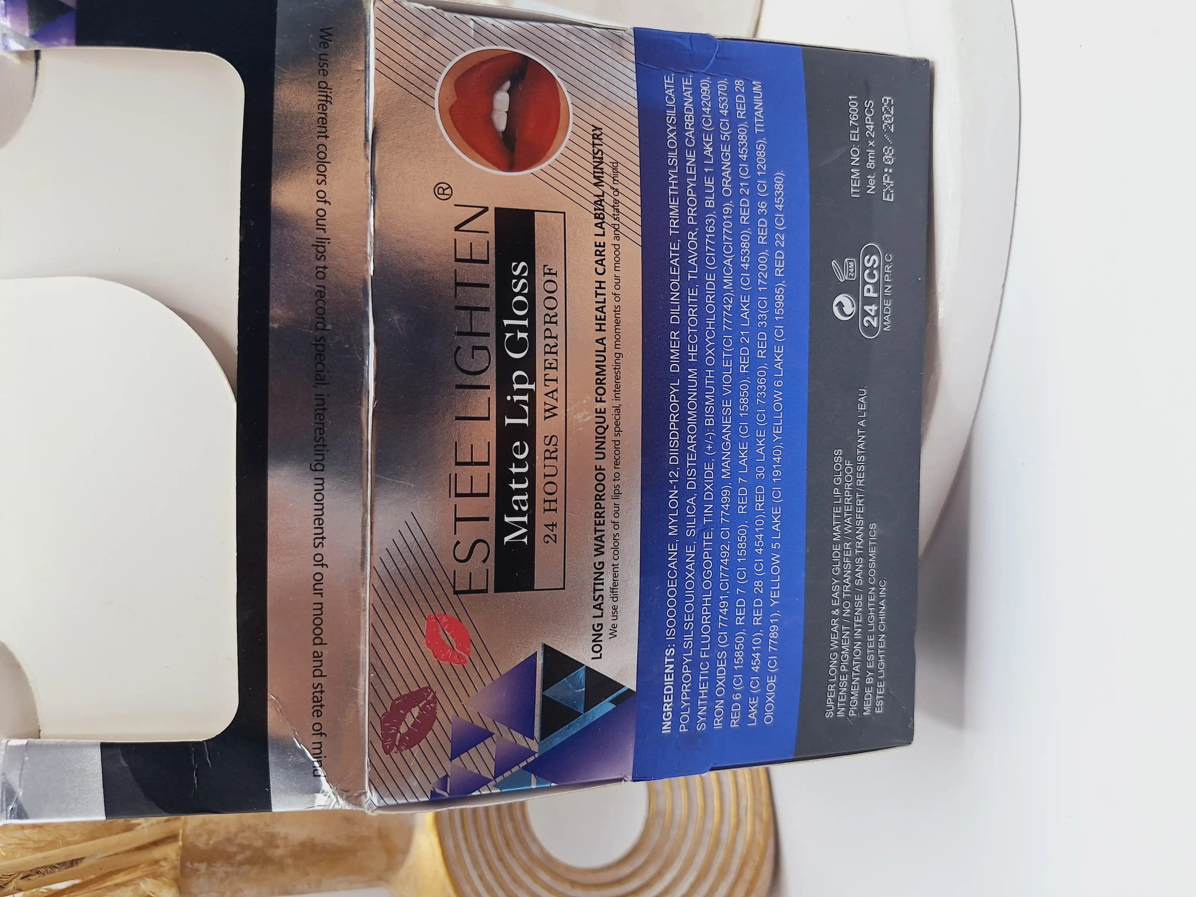 پک رژ مایع 6 تایی برند ESTEE LIGHTEN کد 76001