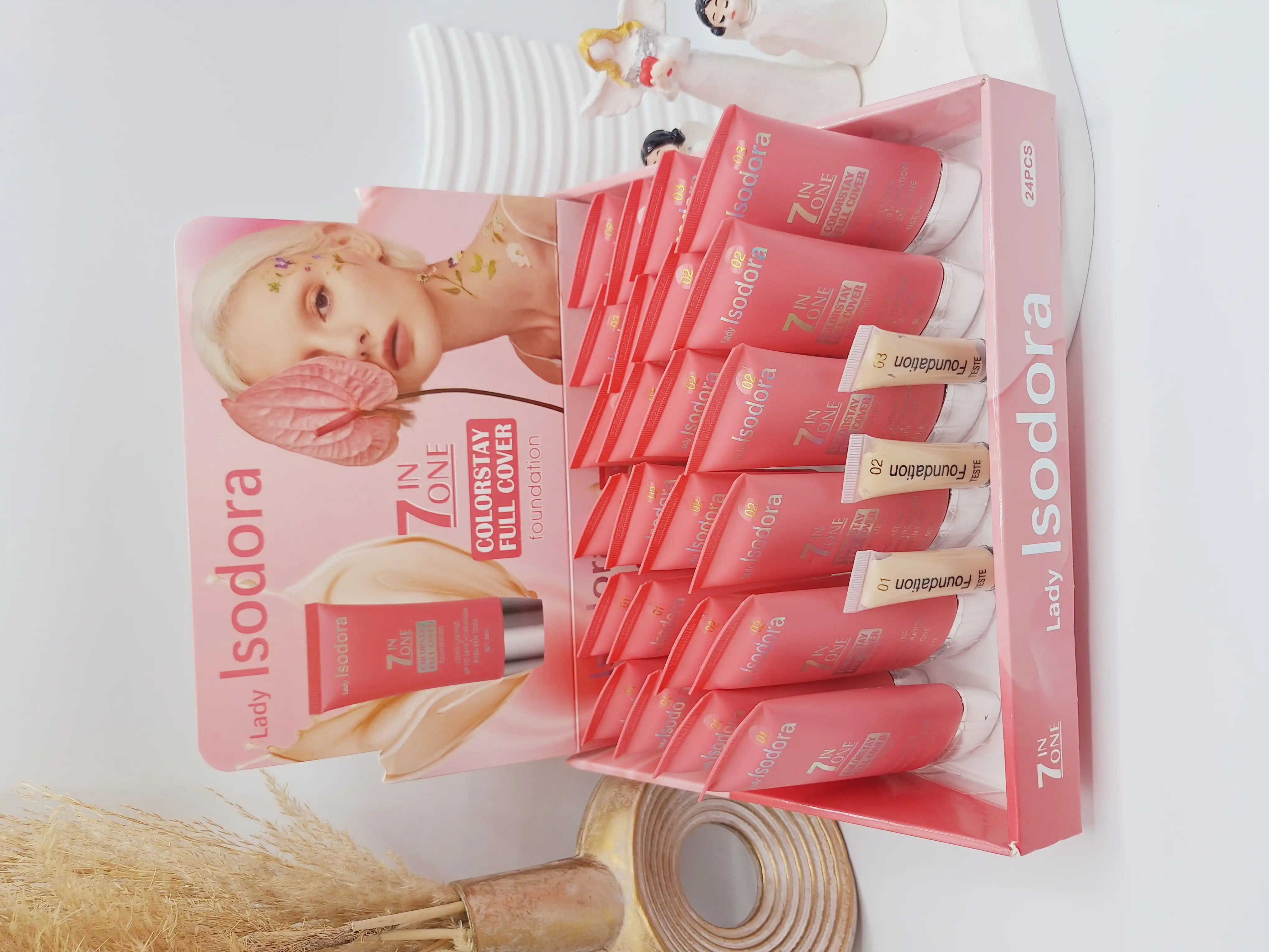 کرم پودر تیوپی فول کاور برند Isodora کد A0277