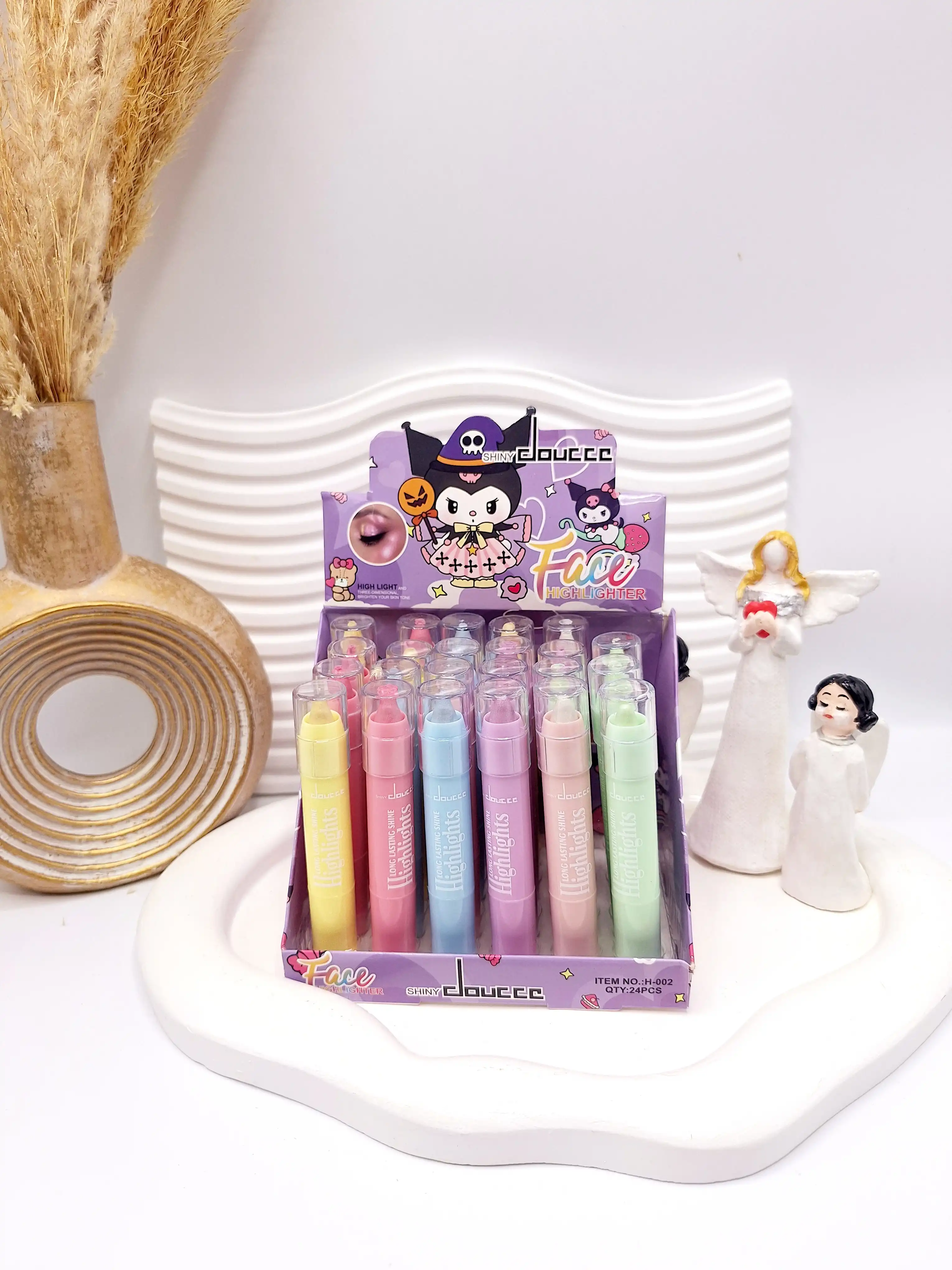 هایلایتر قلمی کرومی برند دوسه کد 002