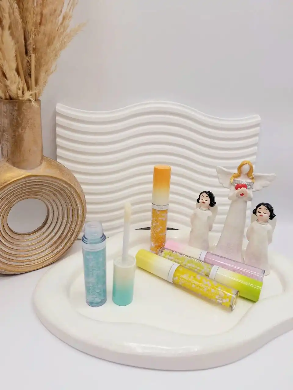 برق لب مارشمالو برند ROMANTIC RAINکد 1855