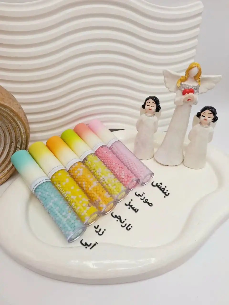 برق لب مارشمالو برند ROMANTIC RAINکد 1855