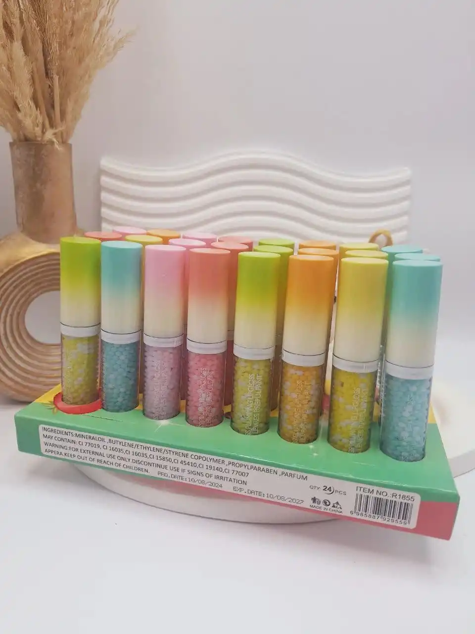 برق لب مارشمالو برند ROMANTIC RAINکد 1855