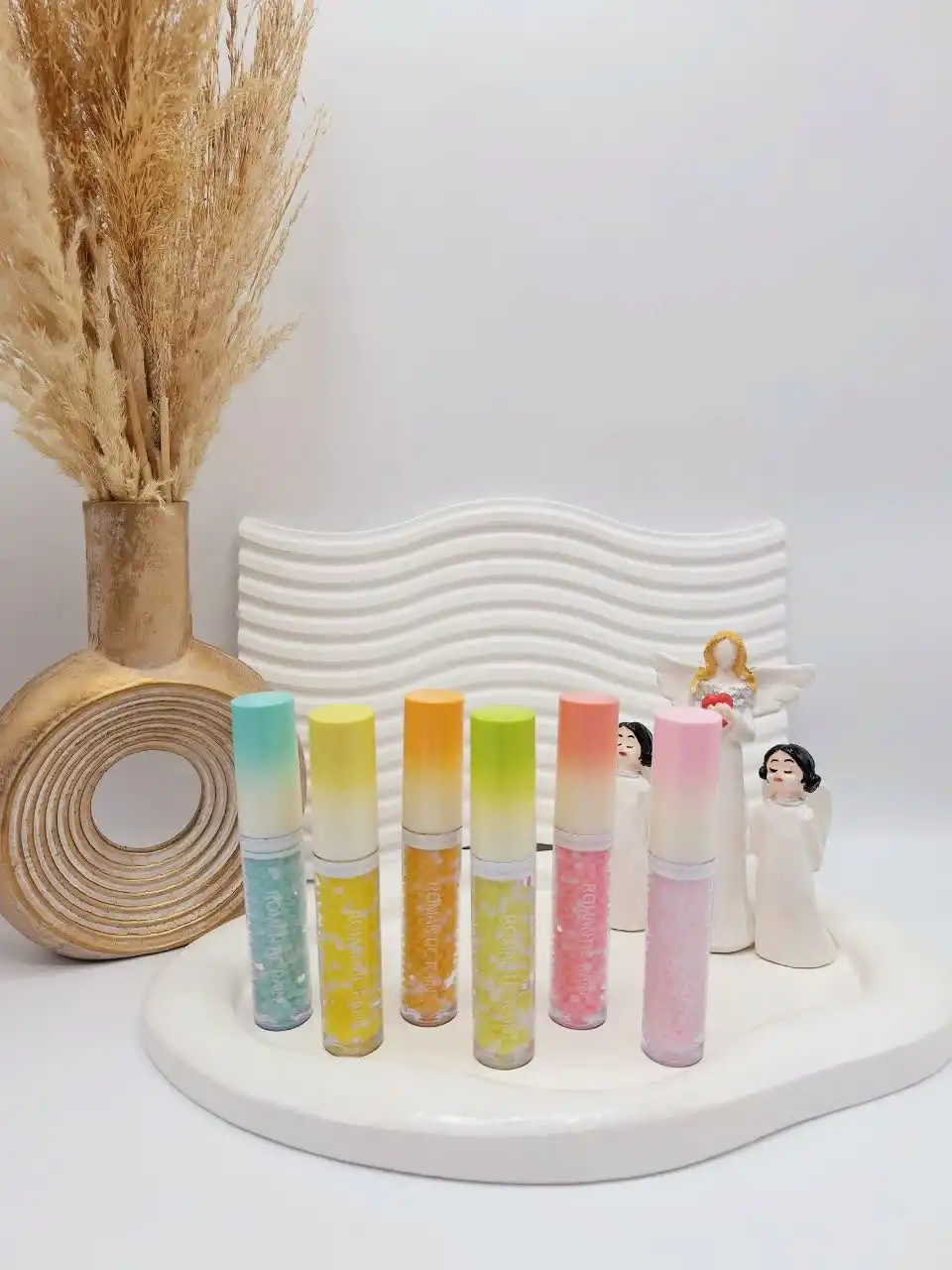 برق لب مارشمالو برند ROMANTIC RAINکد 1855