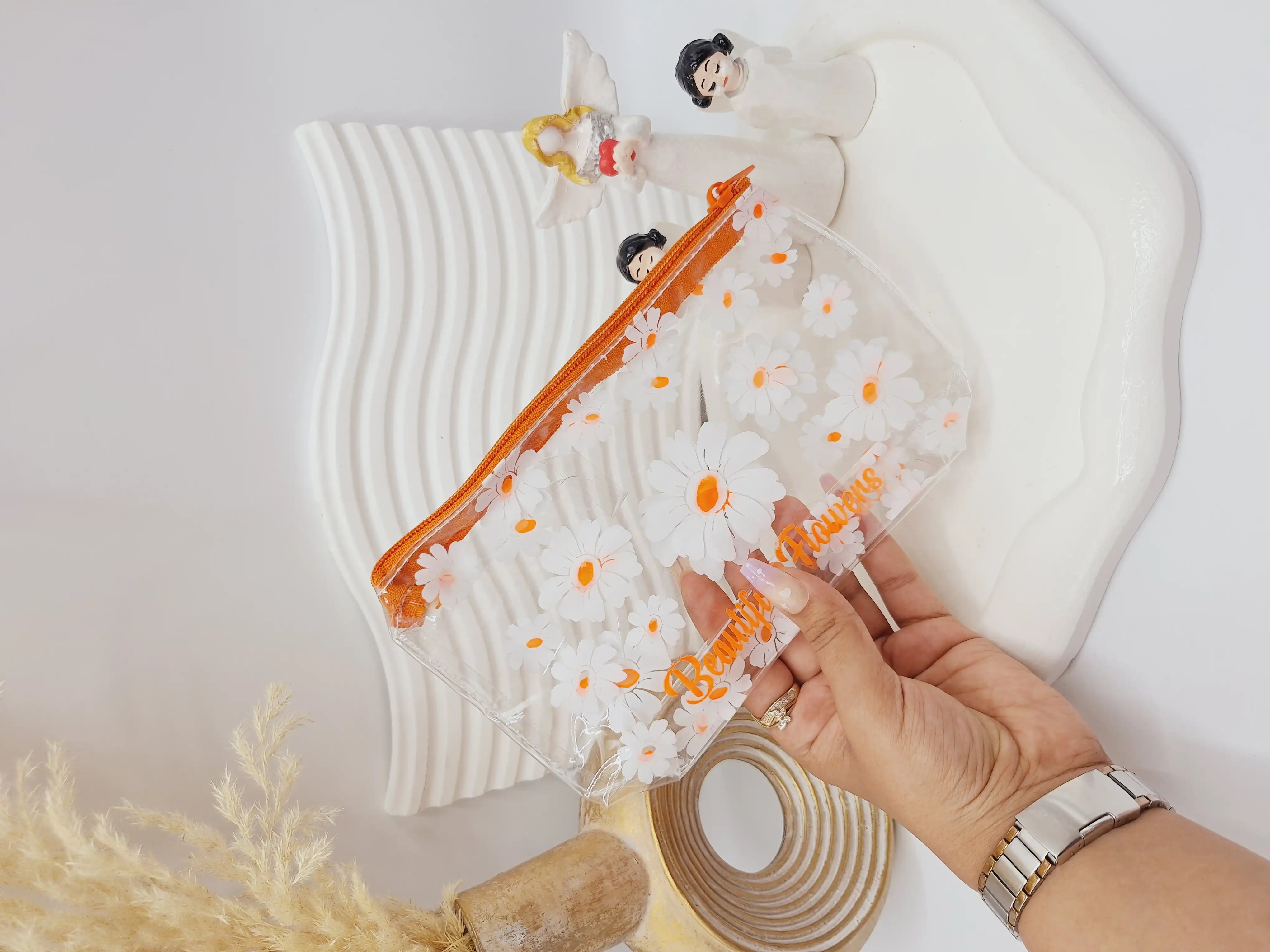 کیف طلقی با کیفیت و ترند طرح گل بهاری