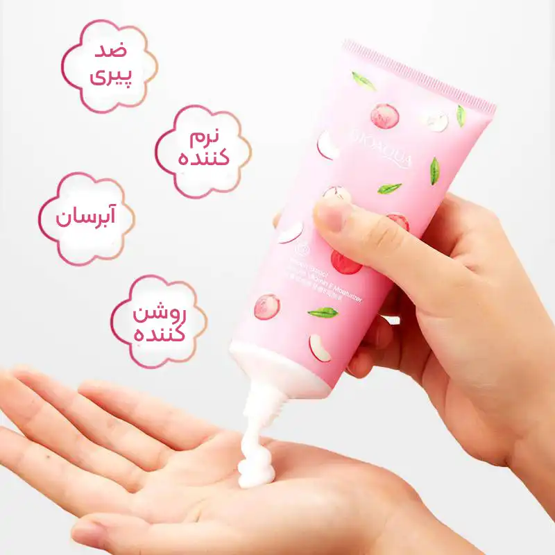 کرم دست مرطوب کننده و آبرسان خوشبو هلو 30گرم بیوآکوا