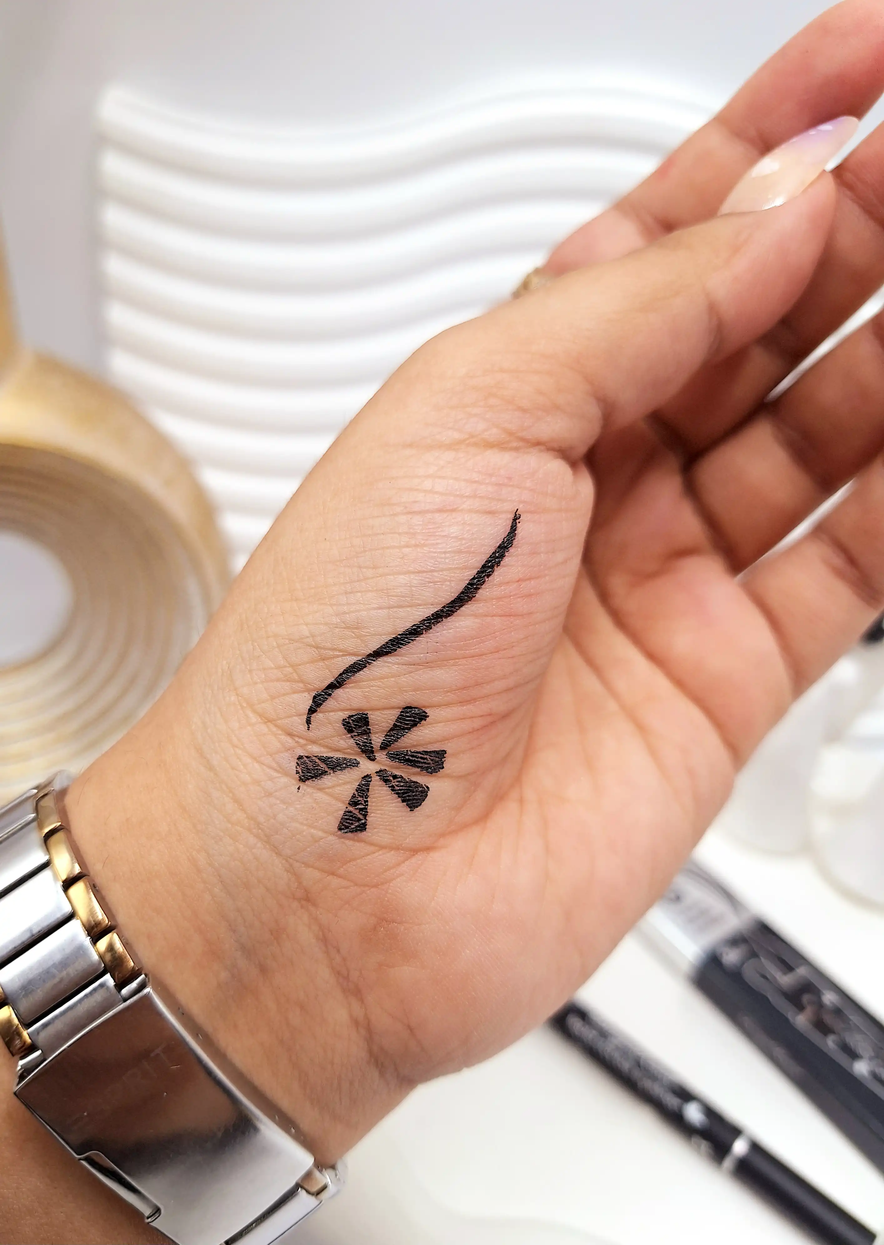 خط چشم دو طرفه ی استامپی دارگون رانی کد 0518