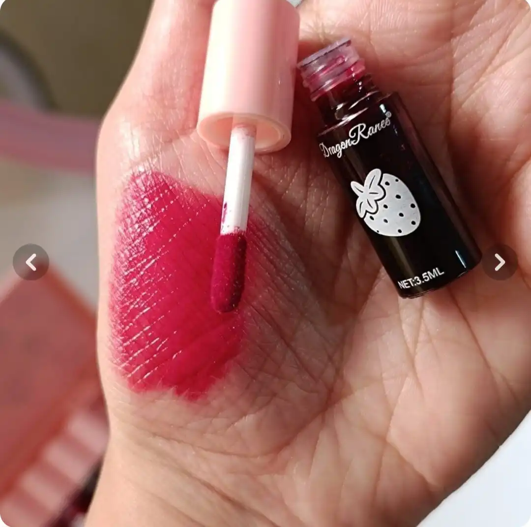 پک ده تایی تینت لب و رژلب توت فرنگی برند دراگون رانی کد R122