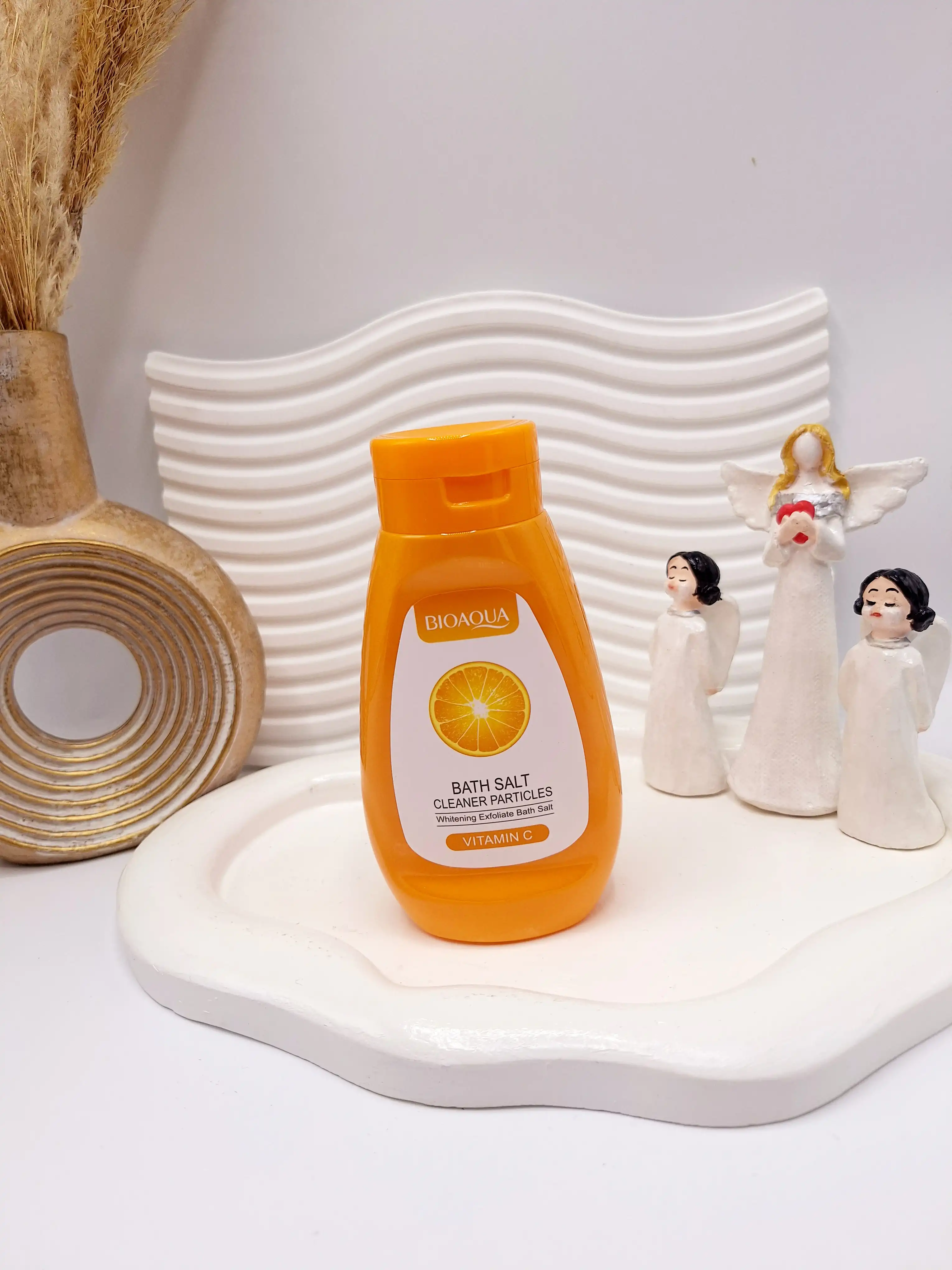 نمک بدن ویتامین سی نارنجی  بیواکوا کد 4458