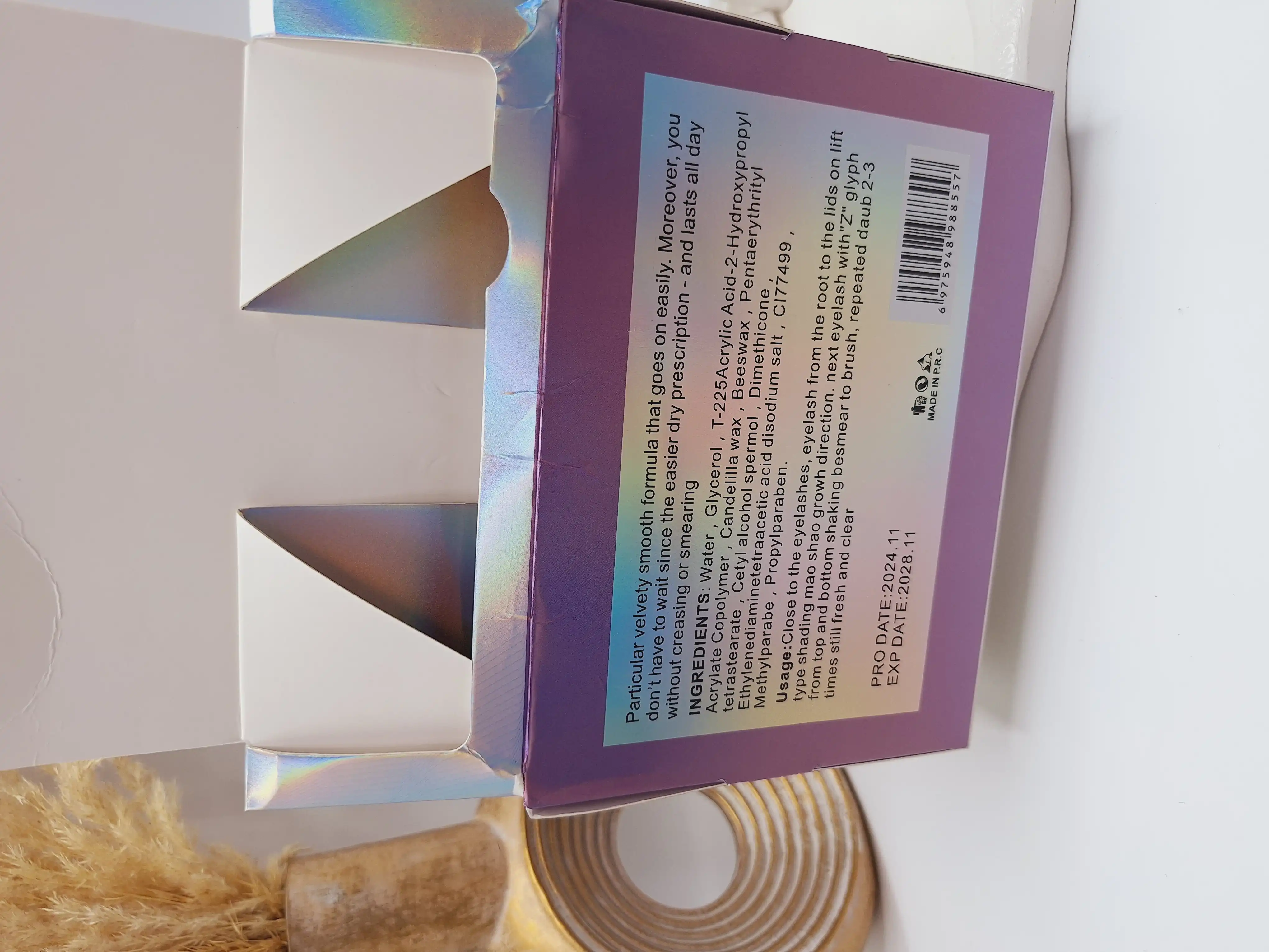 ریمل رنگی 8 بعدی جذاب و ترند برند رومانتیک مات کد 8557