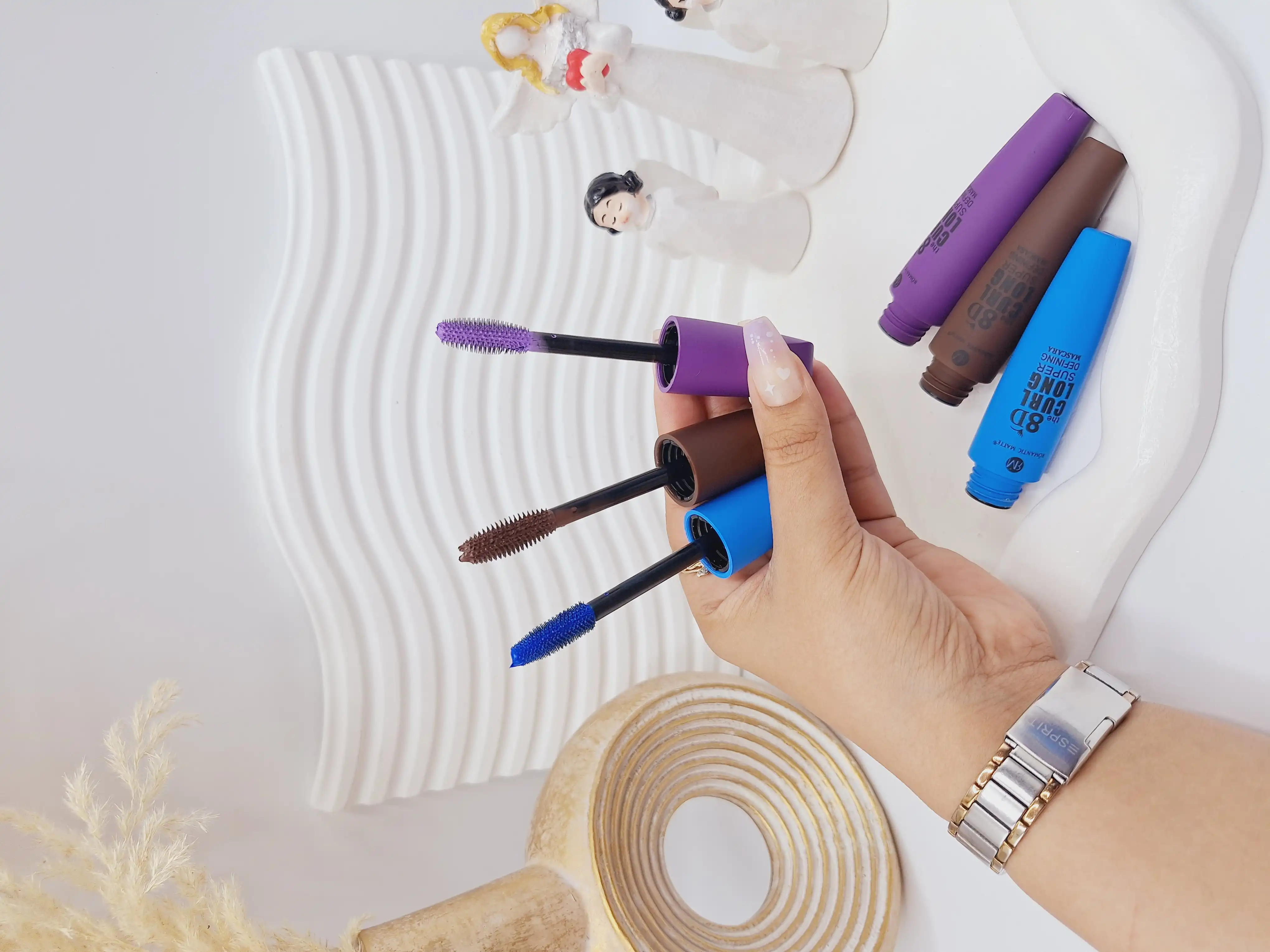 ریمل رنگی 8 بعدی جذاب و ترند برند رومانتیک مات کد 8557