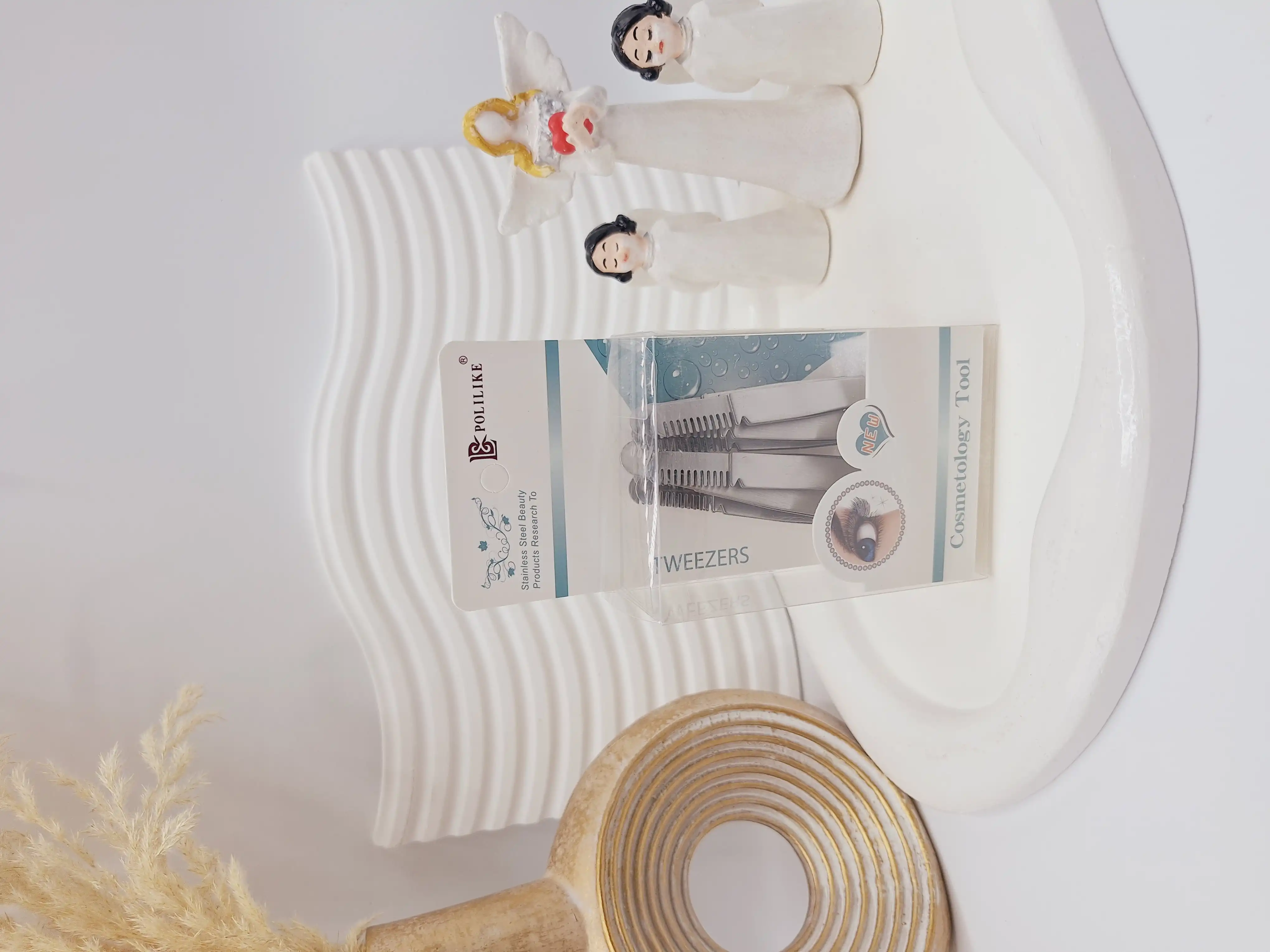 ست موچین و برس جده کننده مژه کد B012