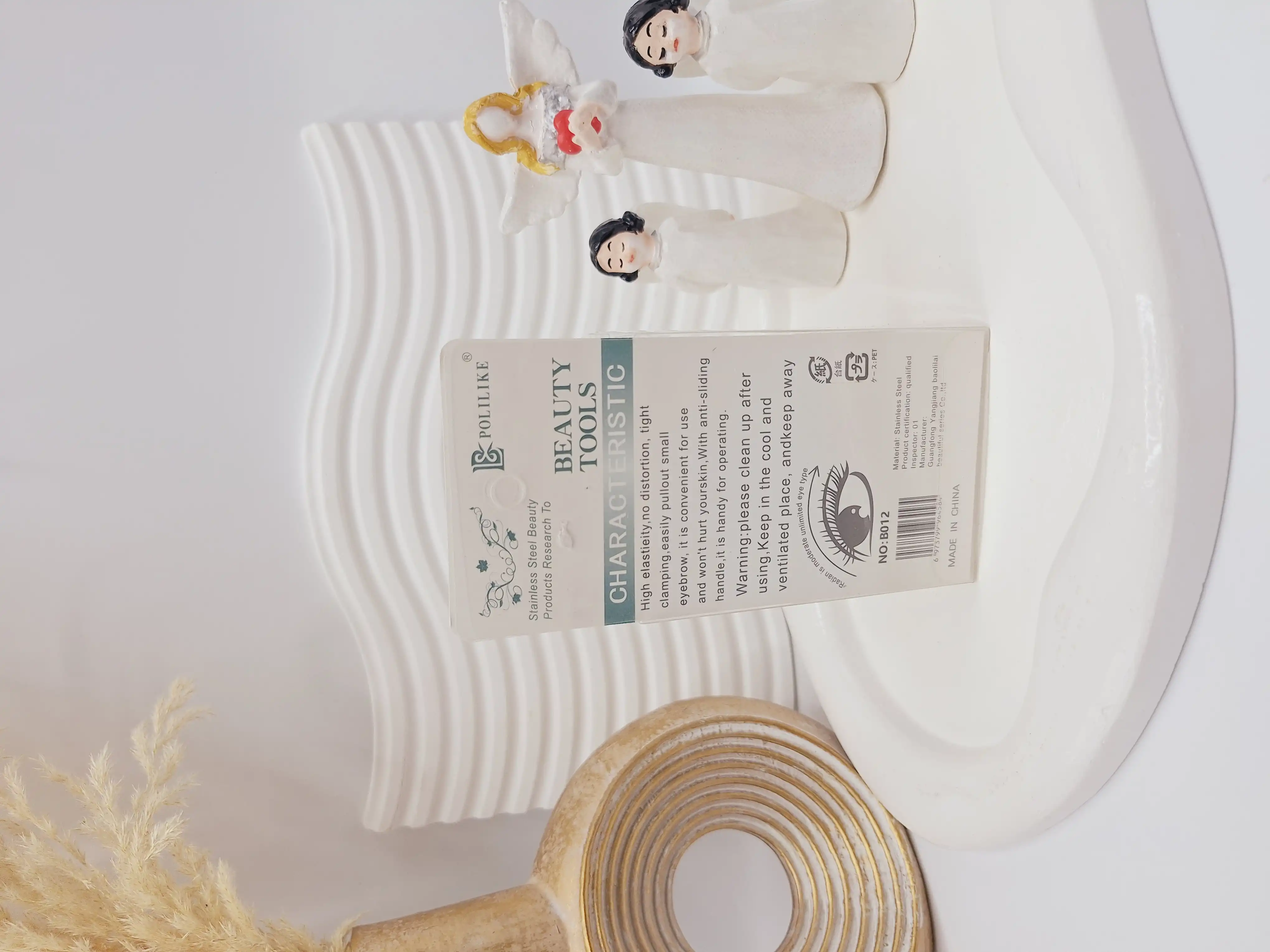 ست موچین و برس جده کننده مژه کد B012