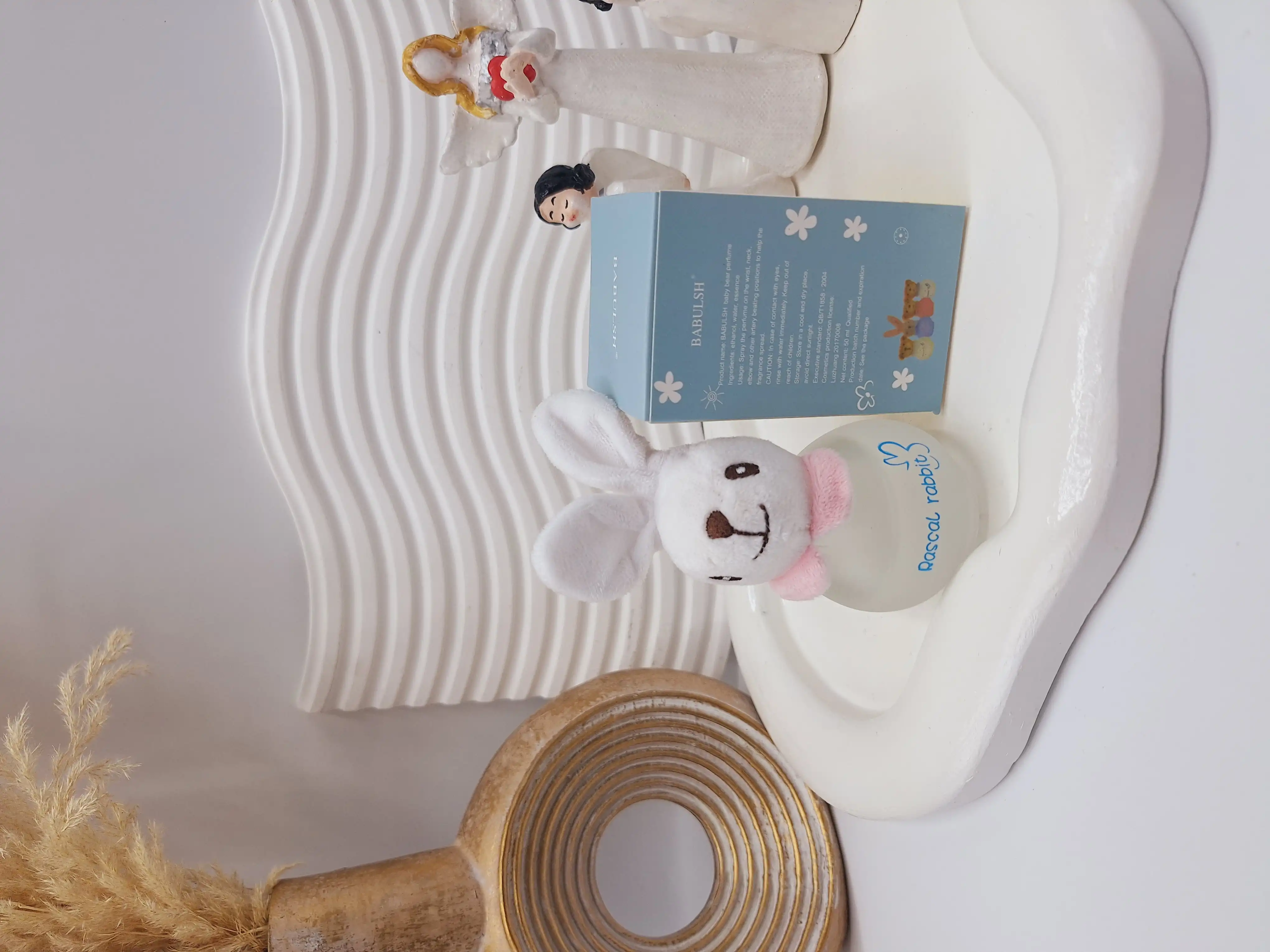 ادکلن عروسکی کودک مدل خرگوش سفید حجم 50 میل X160 کد 4842