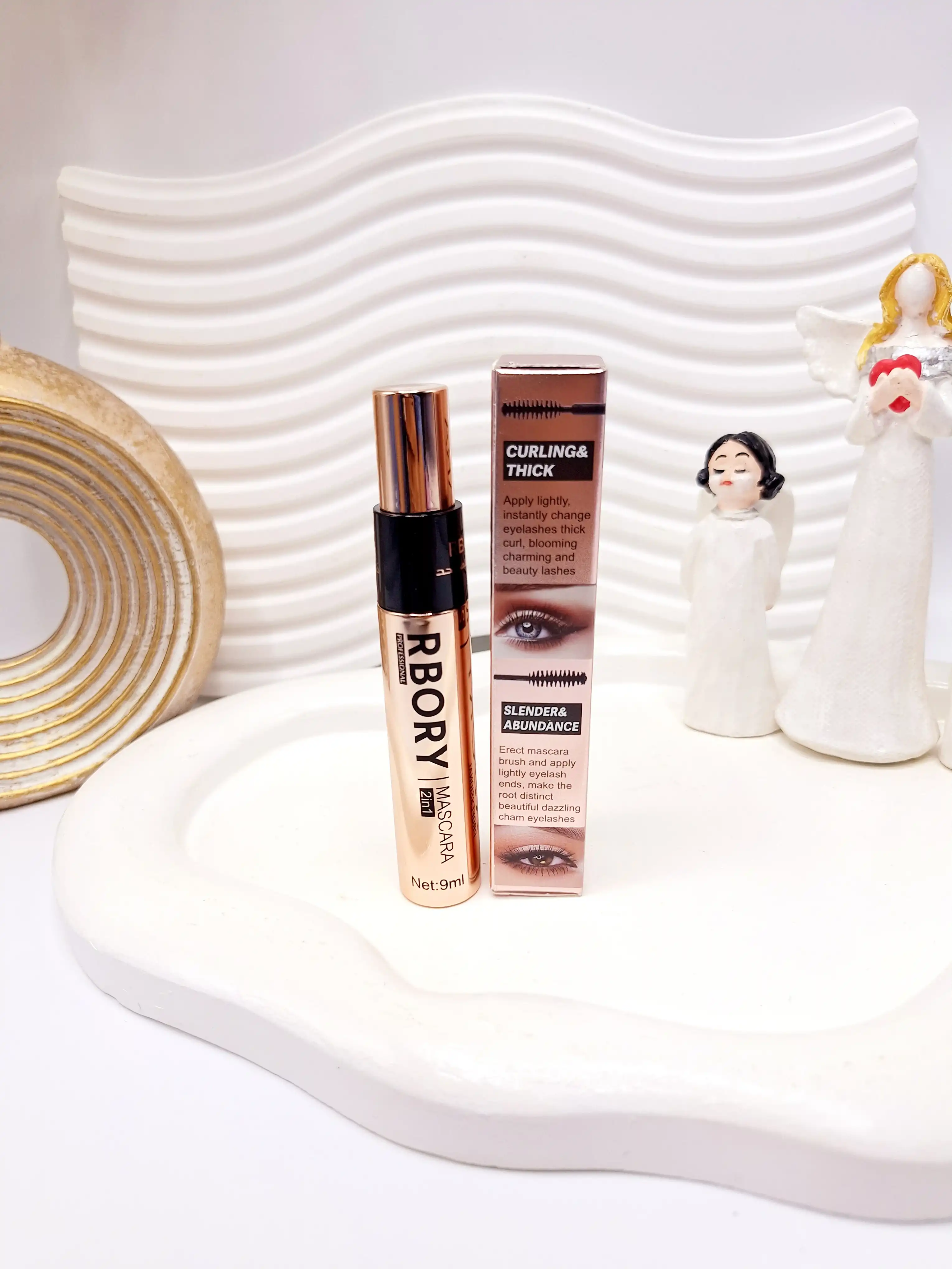 ریمل چشم دو فرچه مجزا حجم دهنده و بلند کننده اورجینال برند RBORY کد 1446