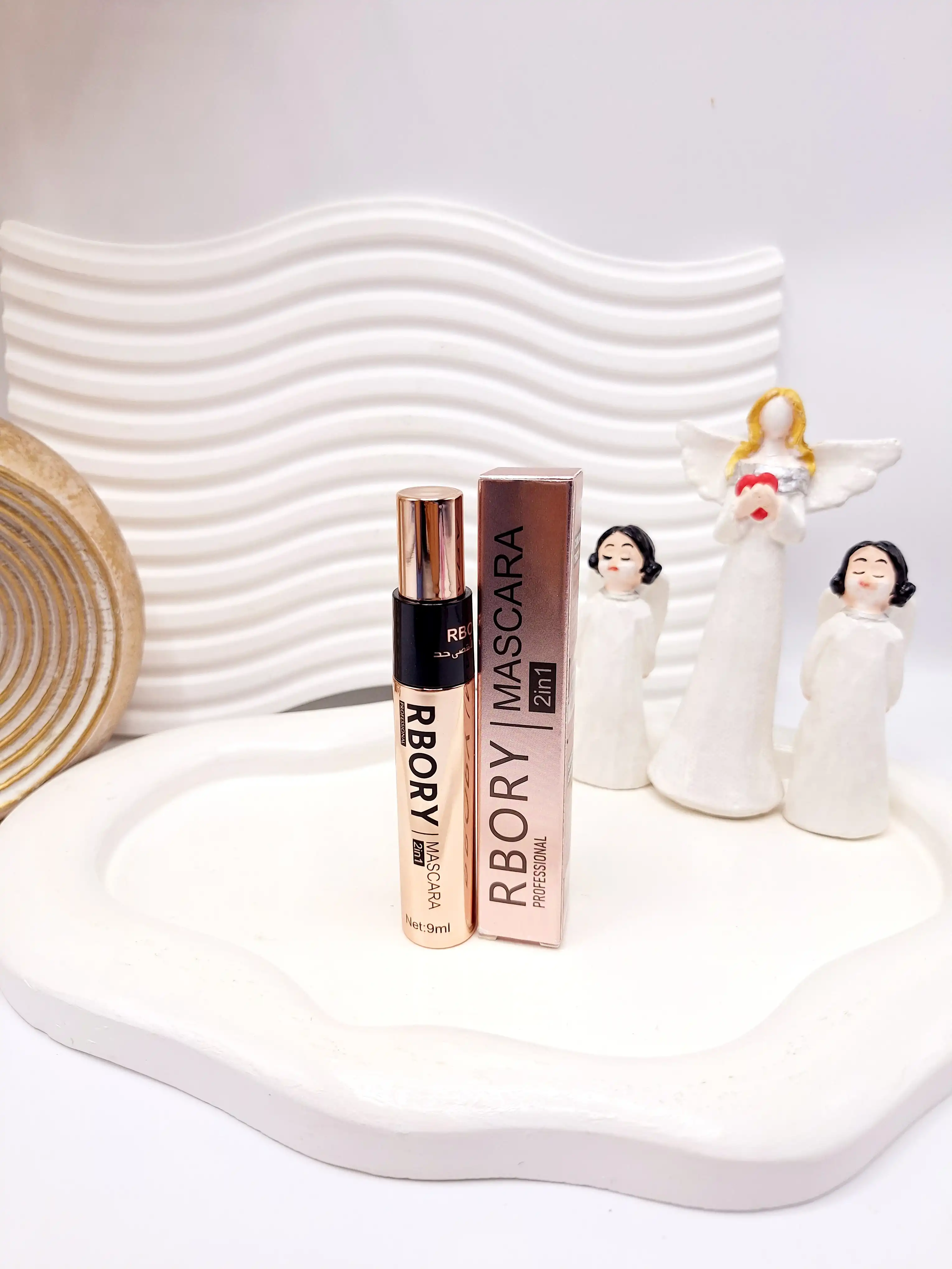 ریمل چشم دو فرچه مجزا حجم دهنده و بلند کننده اورجینال برند RBORY کد 1446