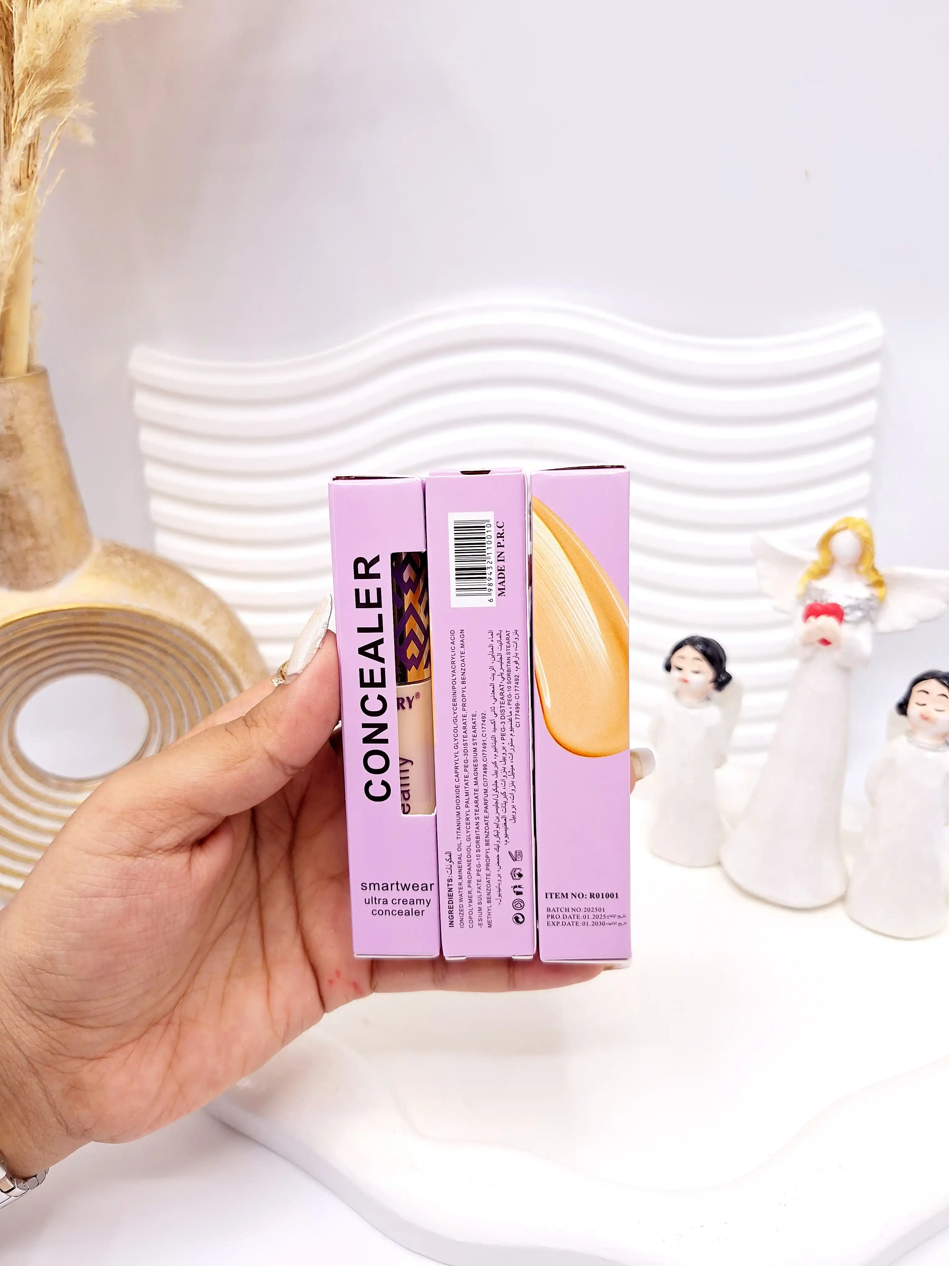 کانسیلر اورجینال مات و مخملی با پوشانندگی بالا برند RBORY ULTRA کد R01001