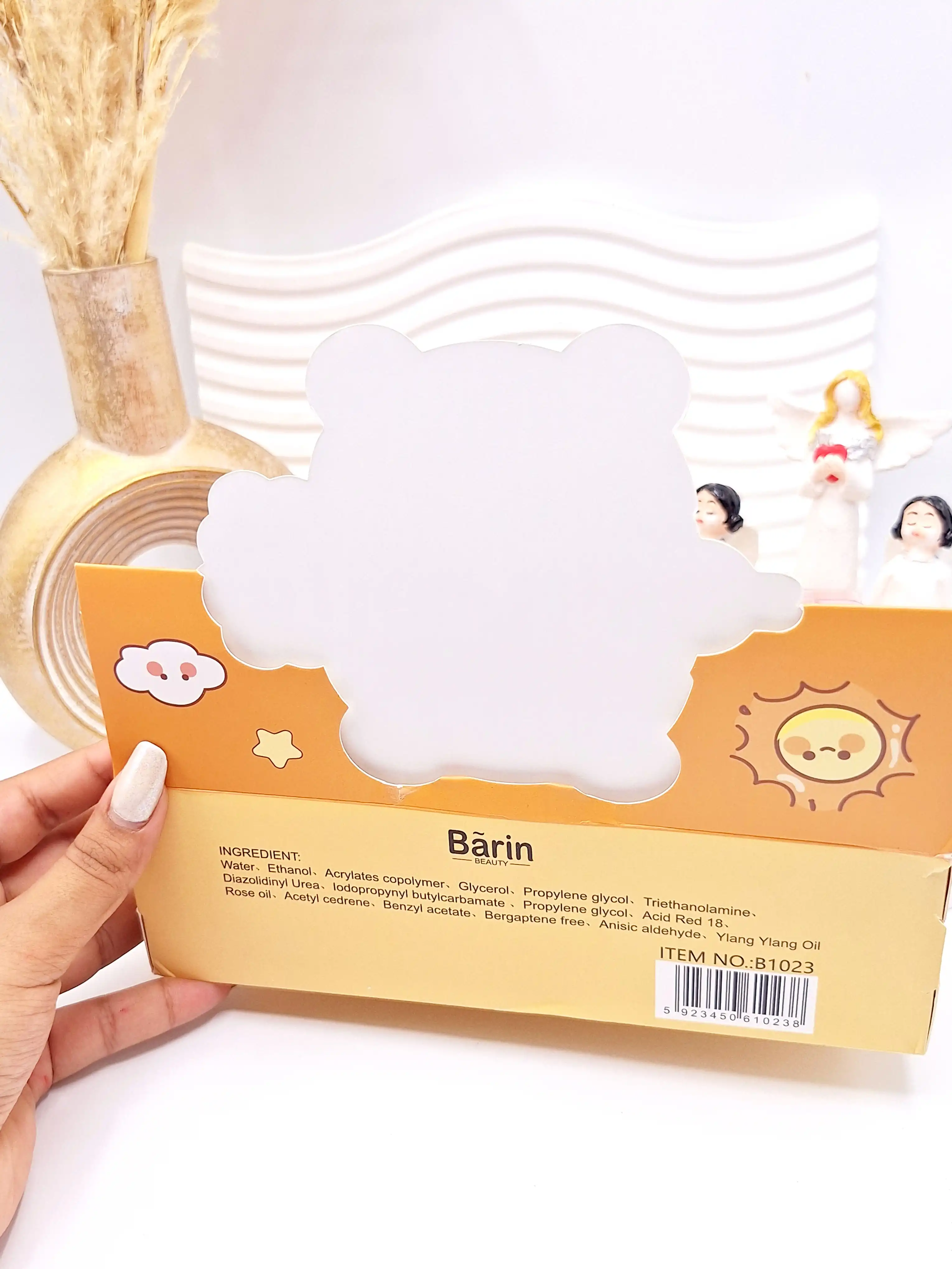 باکس 6 تایی لیپ گلاس طرح خرس برند Barin کد 1023