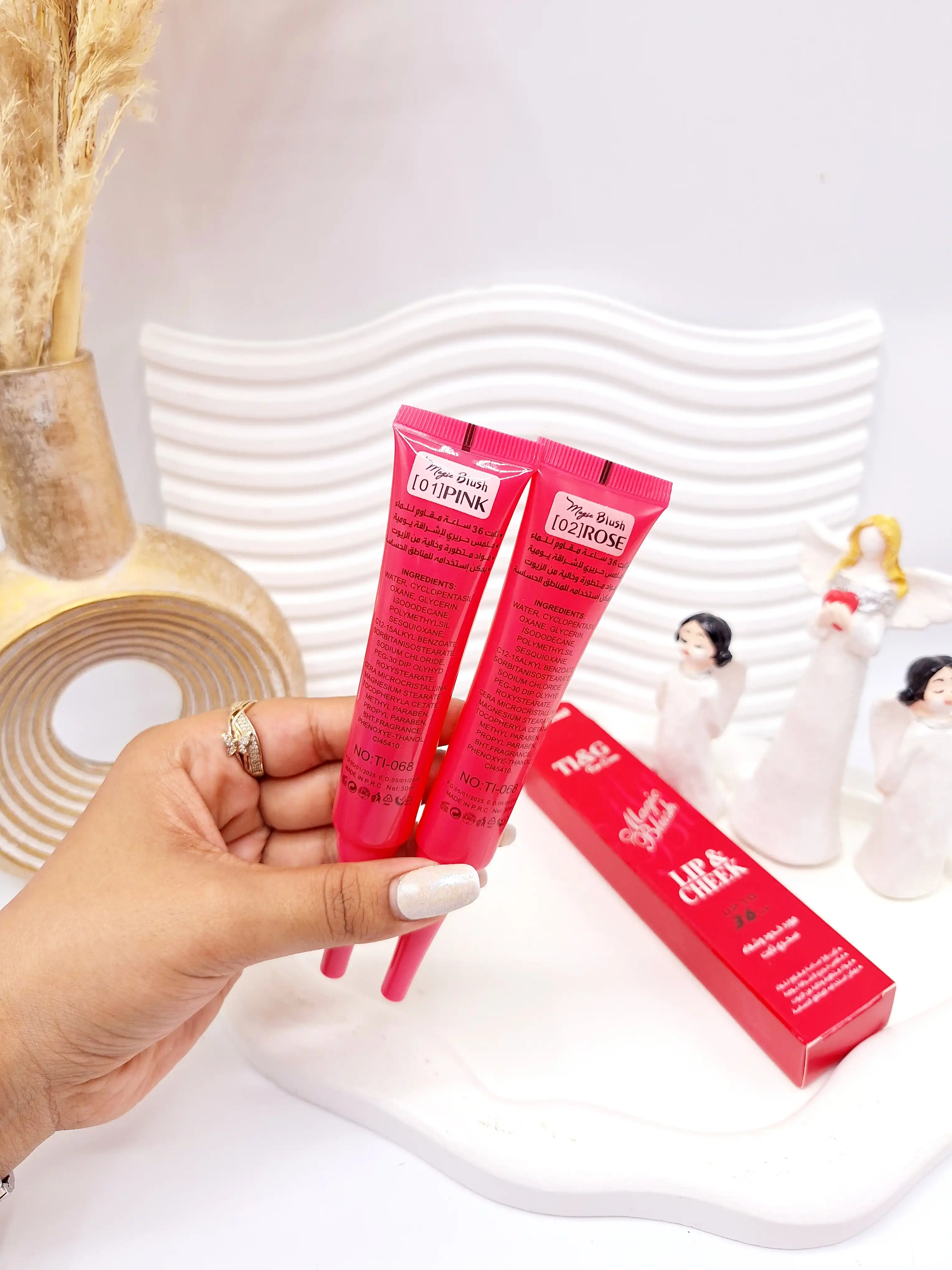 رژگونه جادویی با ماندگاری بالا برند TI&amp;G FOR EVER کد 068