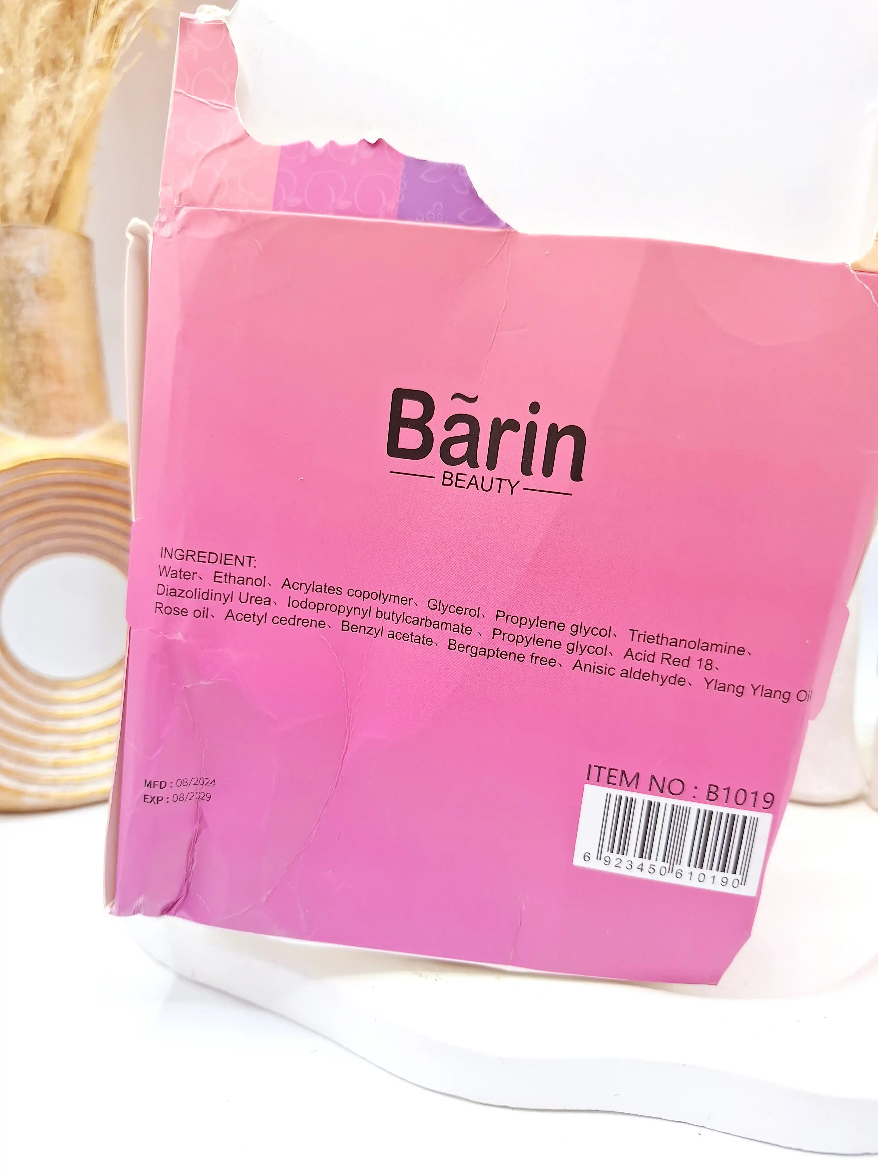 برق لب رنگی طرح خودکاری مدل میوه ای برند Barin کد 1019