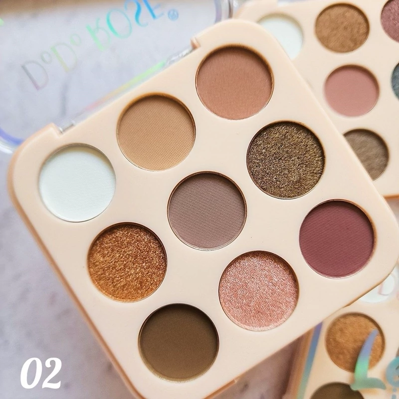 پالت سایه 9رنگ همه کاره اورجینال DoDO roze کد TG-661